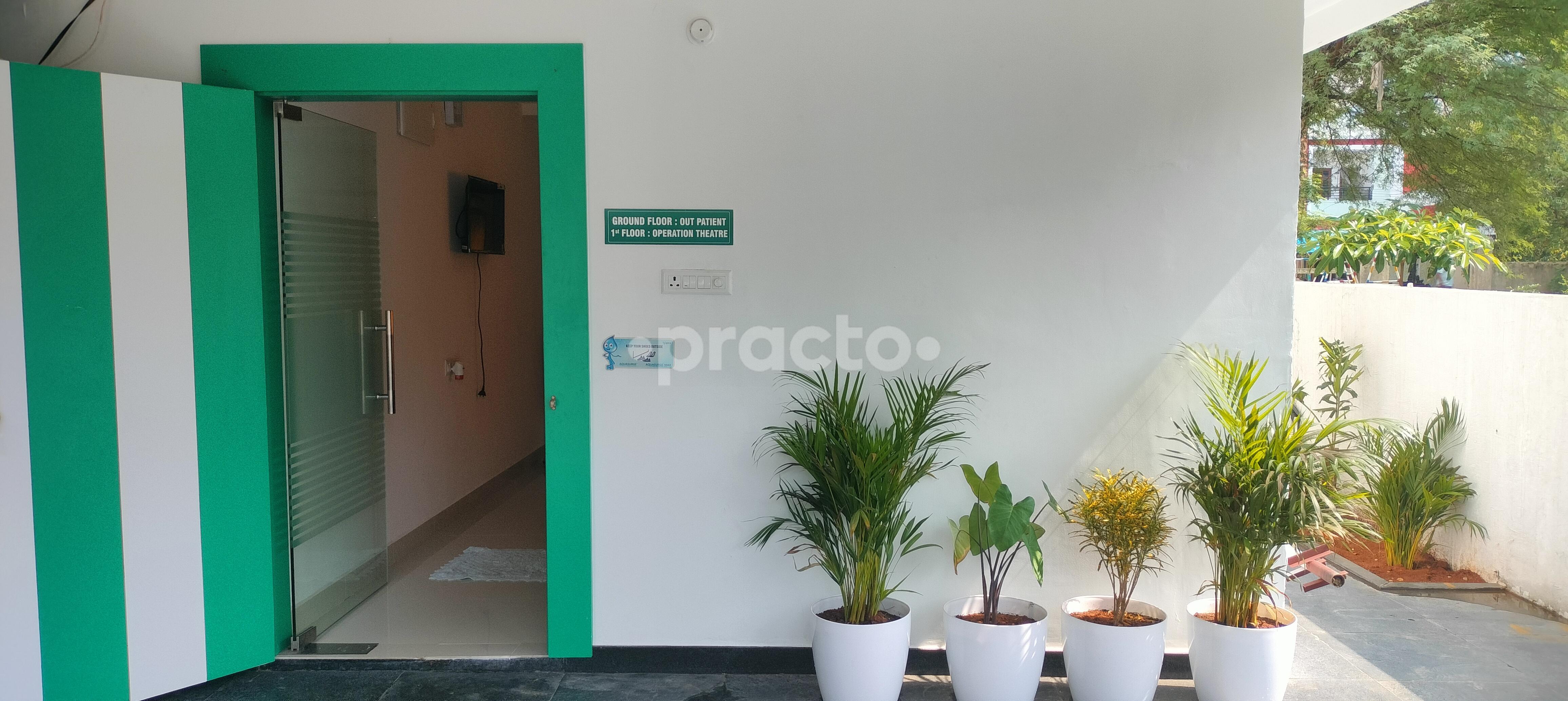 Outside Area at Ishaa Netralaya Eye Care Hospital Pragathi Nagar Hyderabad