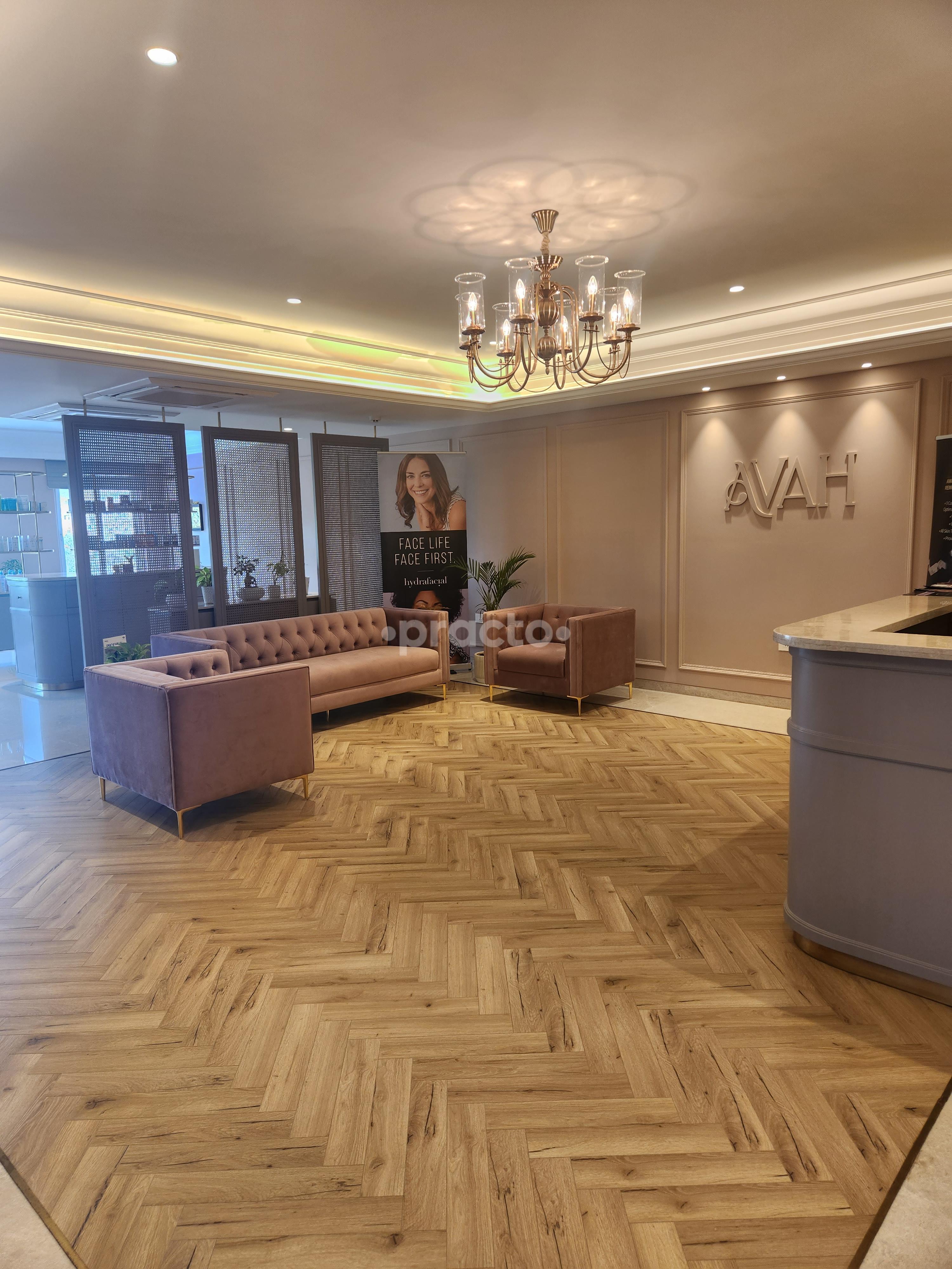 Reception Area at Dr. Sandhya Bala's Plastic and Cosmetic Clinic Khajaguda Hyderabad