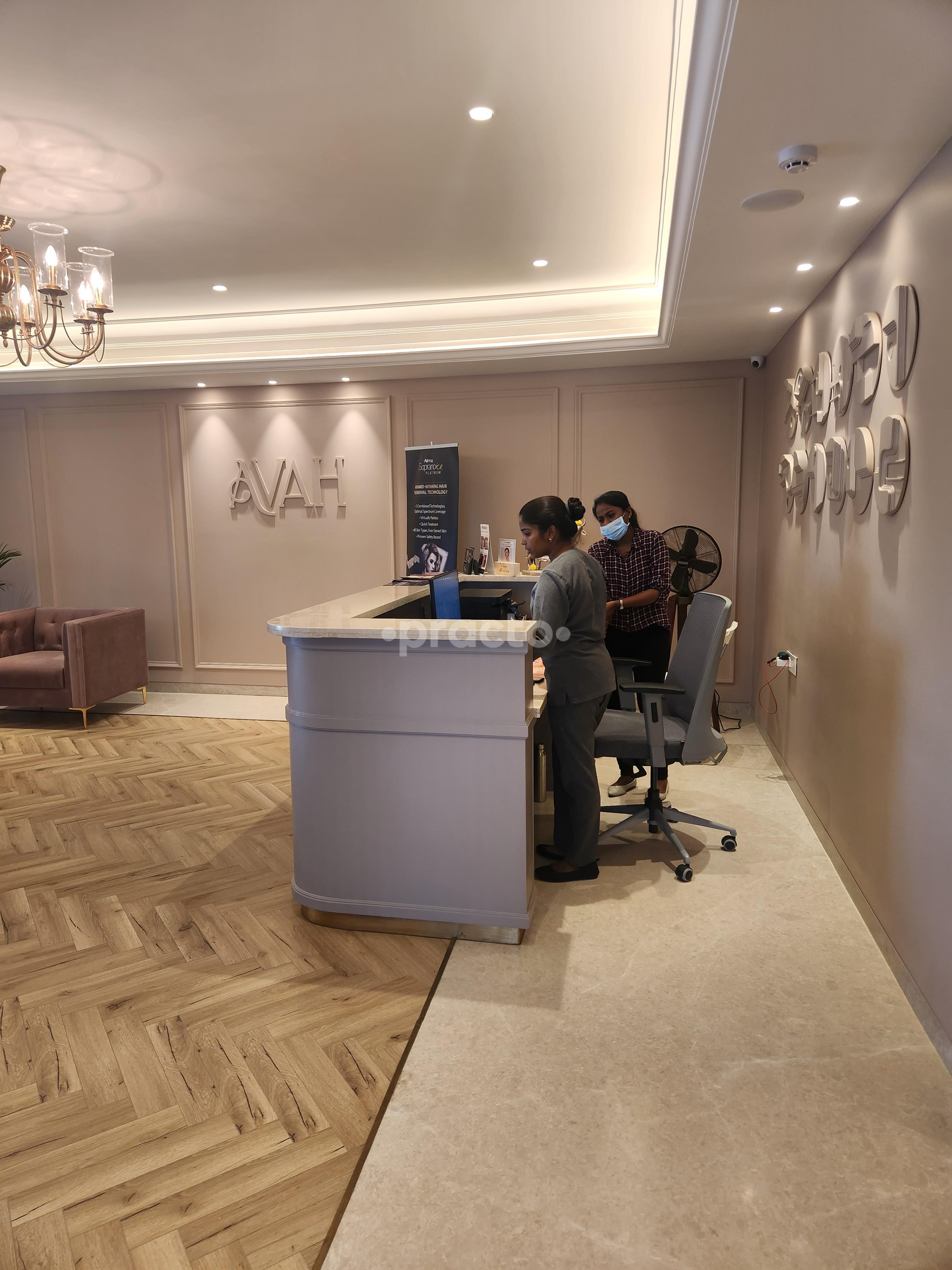 Reception Area at Dr. Sandhya Bala's Plastic and Cosmetic Clinic Khajaguda Hyderabad