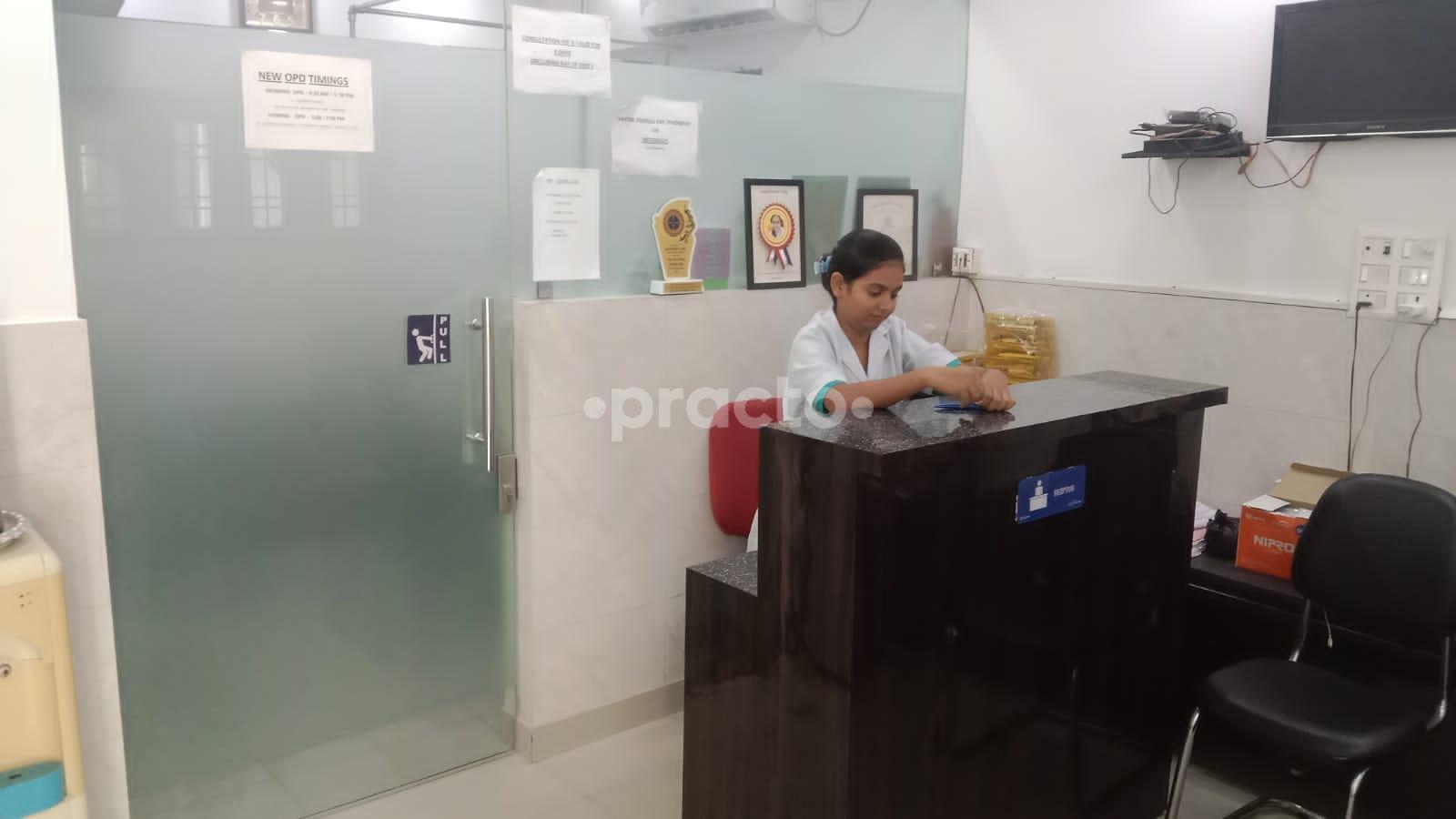 Reception Area at Aashirwad Maternity & family welfare centre Shahdara Delhi