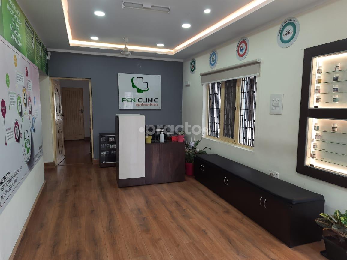Reception Area at Pen Clinic Benson Town Bangalore
