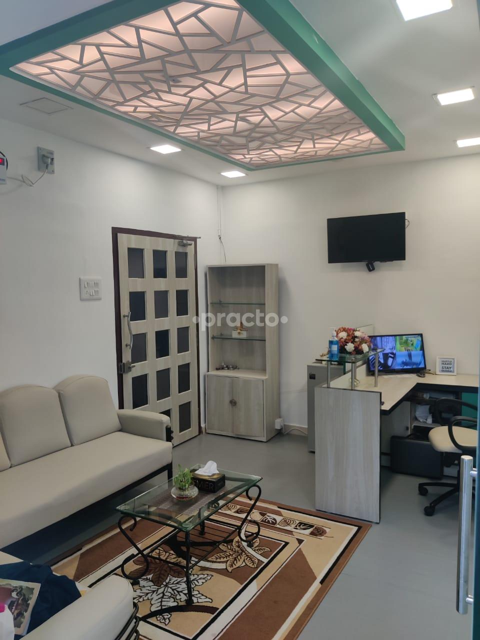 Reception Area at 5 Roots Dental Studio Triplicane Chennai