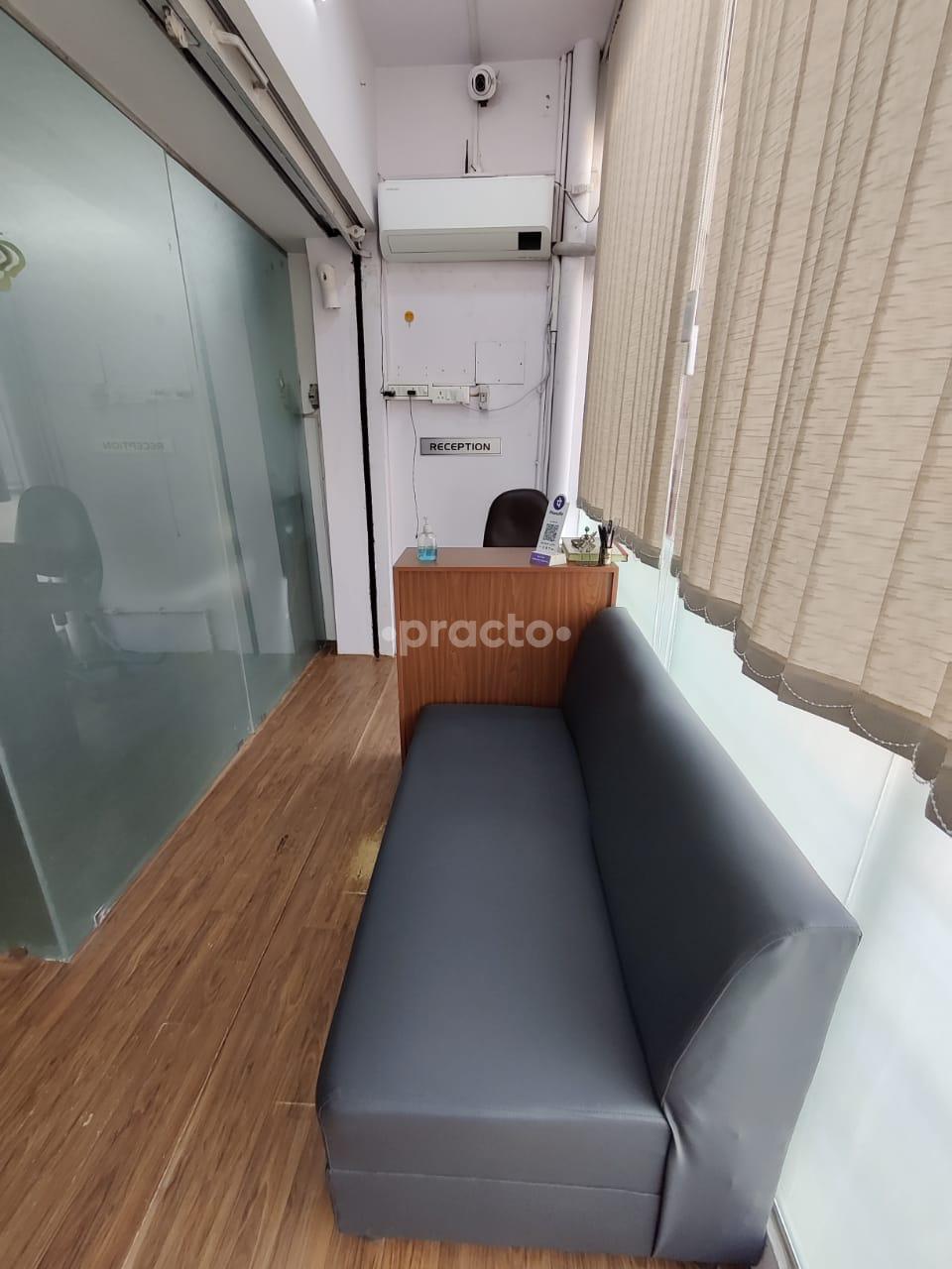 Reception Area at Smile Axis Multispeciality Dental and Implant Centre Ecil Hyderabad