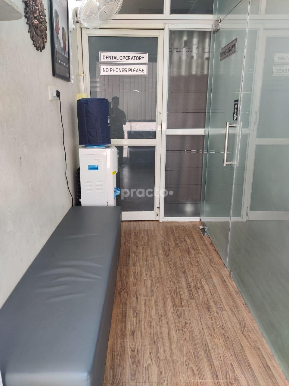 Waiting Area at Smile Axis Multispeciality Dental and Implant Centre Ecil Hyderabad