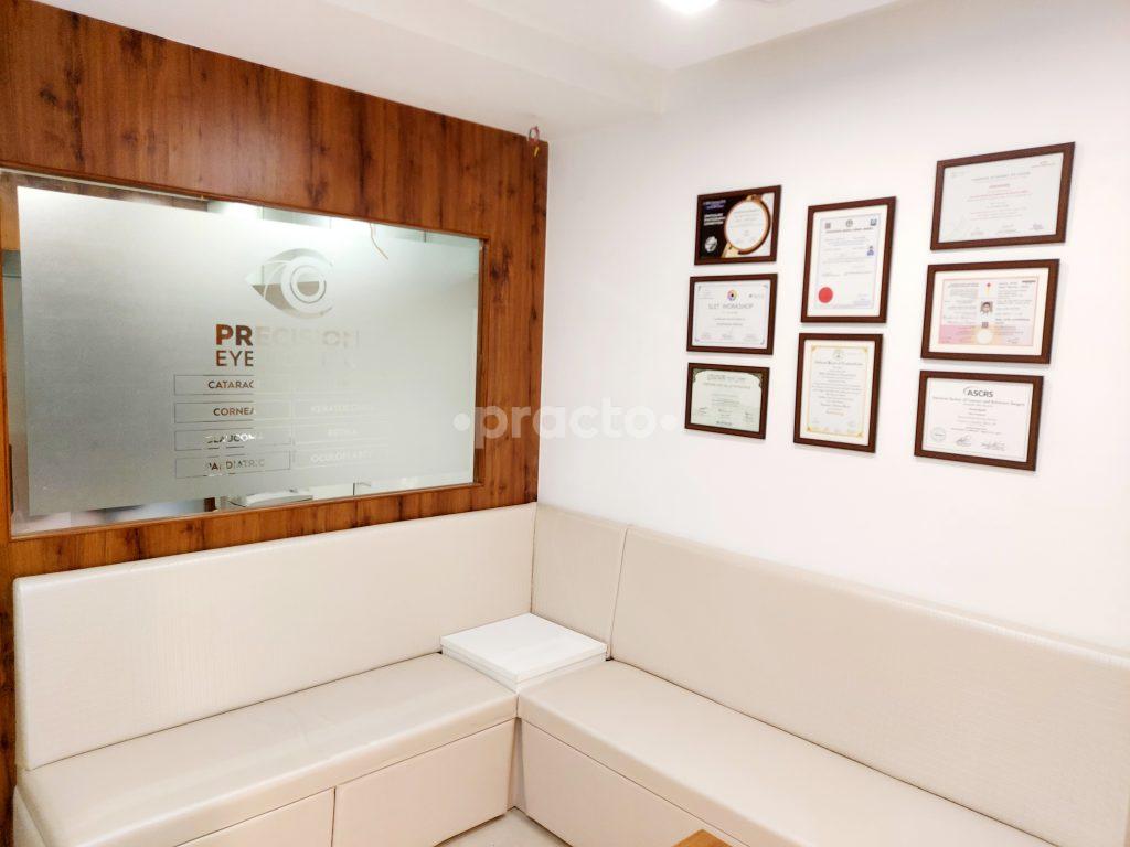 Waiting Area at Precision Eye Hospital Andheri West Mumbai