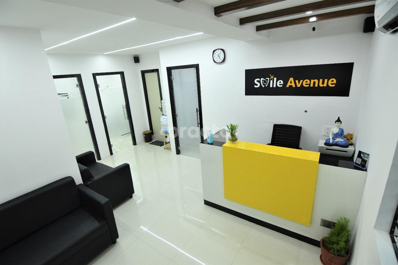 Reception Area at Smile Avenue Dental Care Bachupally Hyderabad