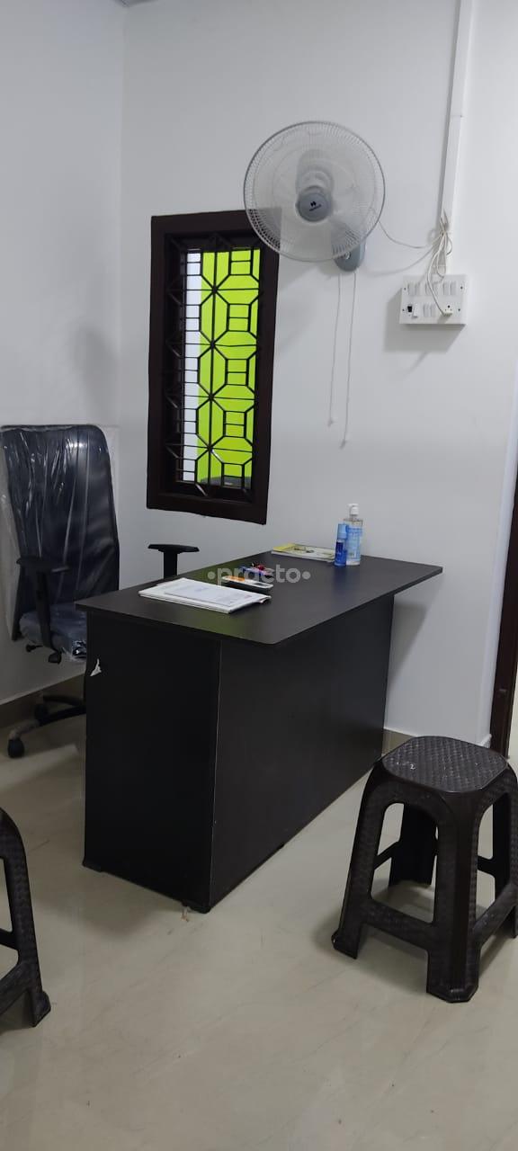 Reception Area at Aar Vee Skin Care Clinic Kandanchavadi Chennai