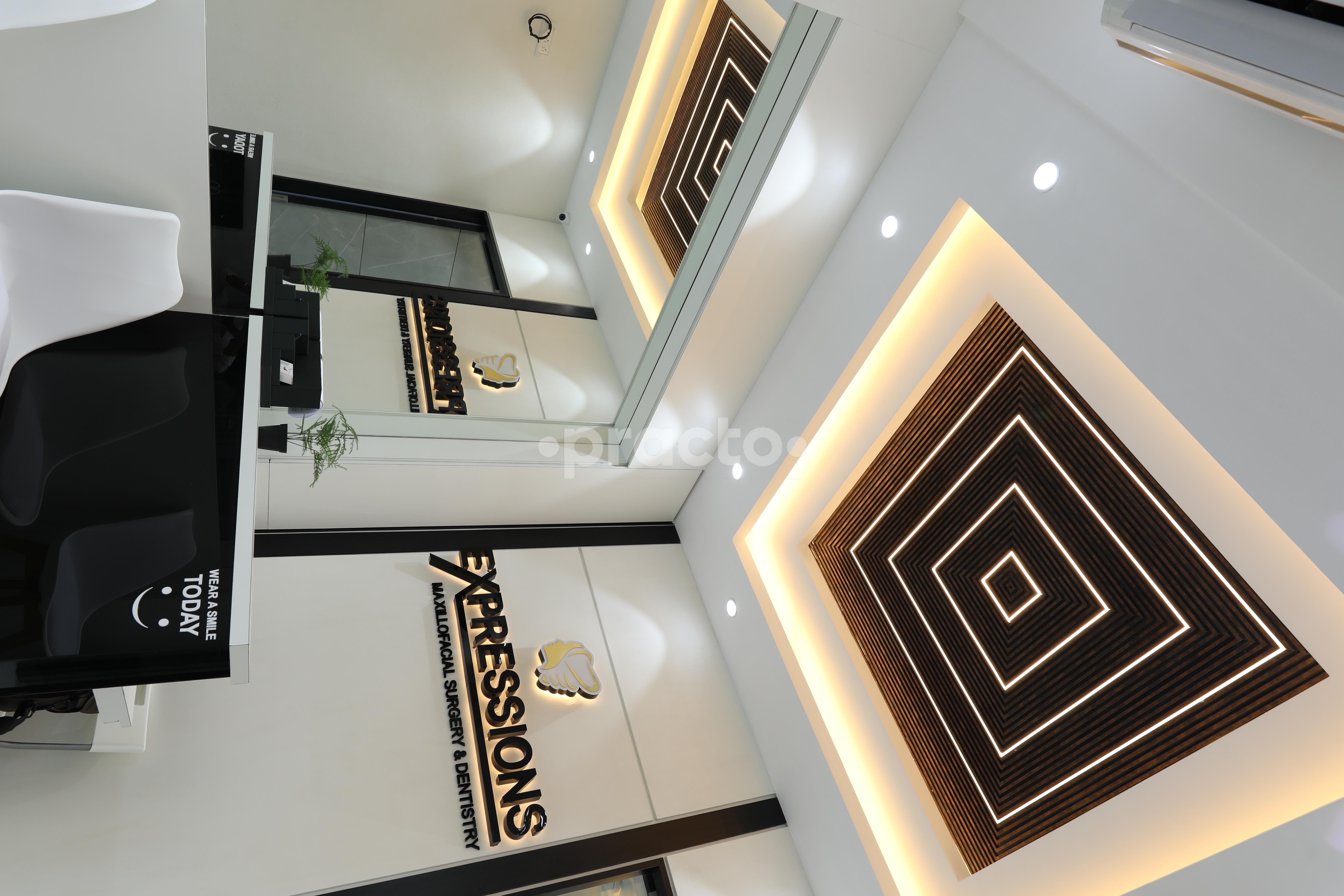 Reception Area at Expressions Maxillofacial Surgery and Dentistry Tardeo Mumbai