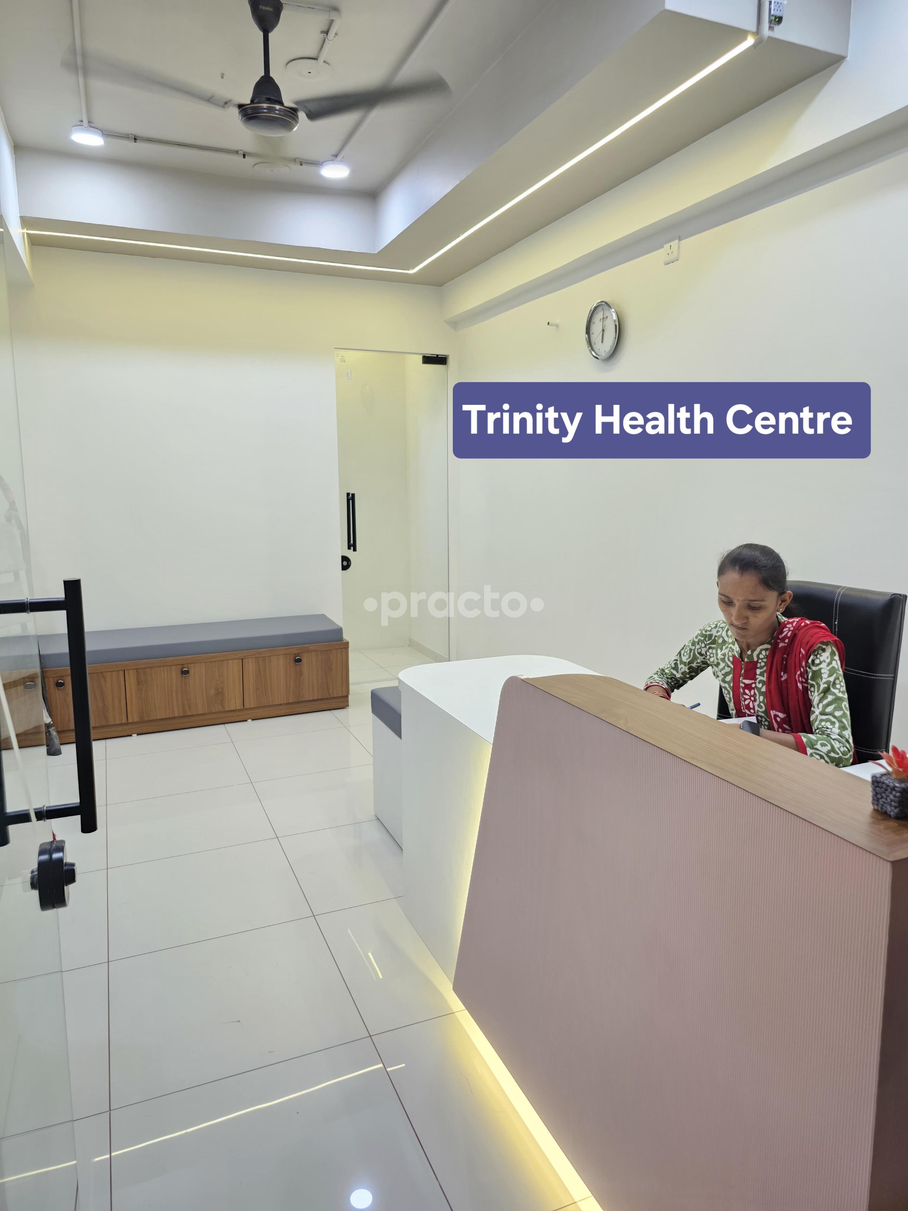 Reception Area at Trinity Health Centre Bhayli Vadodara