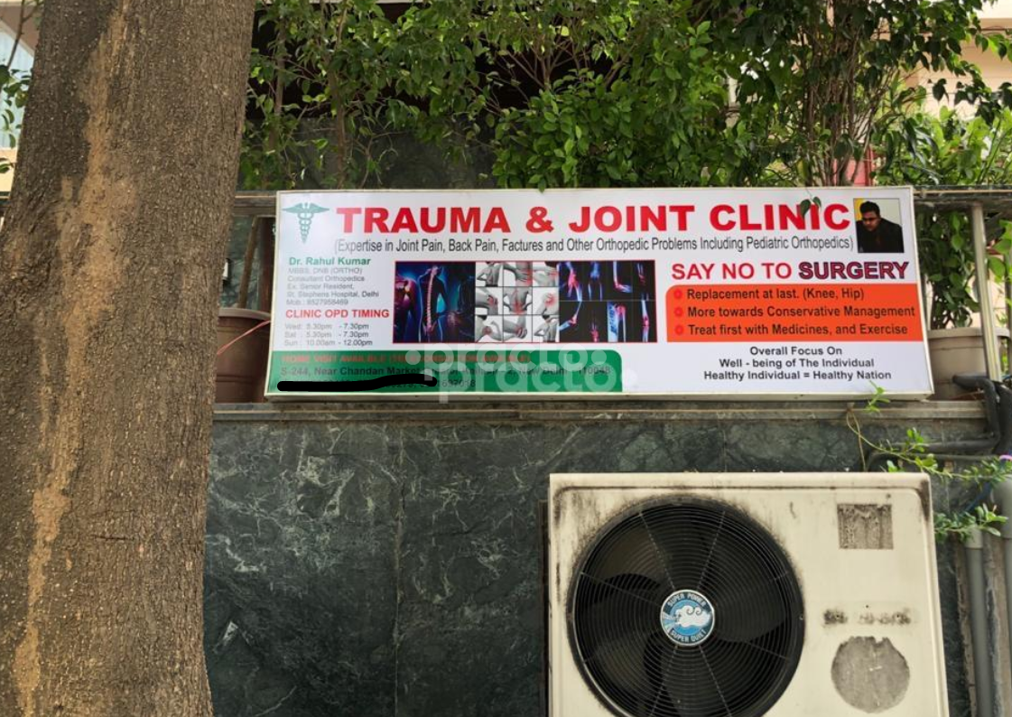 Trauma & Joint Clinic Greater Kailash Part 2 Delhi