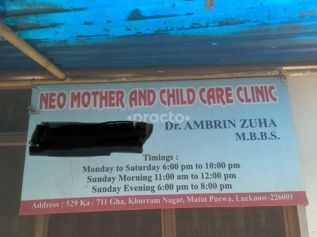 Neo Mother and Child Care Clinic Khurram Nagar Lucknow