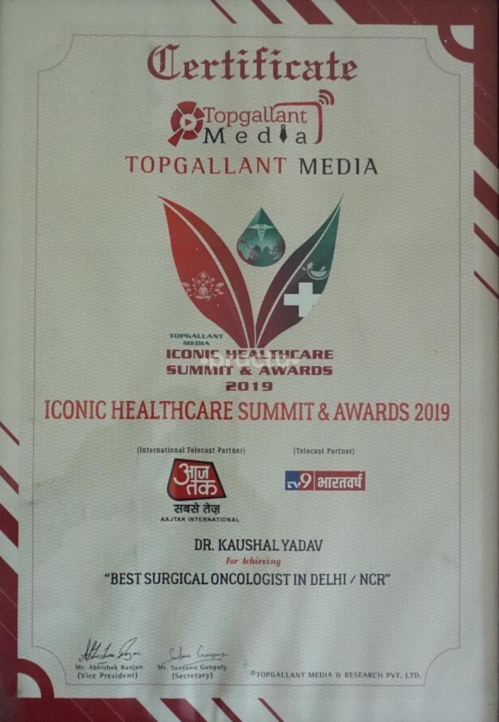 Awards & Certificates at Arogyam Care Gurgaon Sector 51 Gurgaon