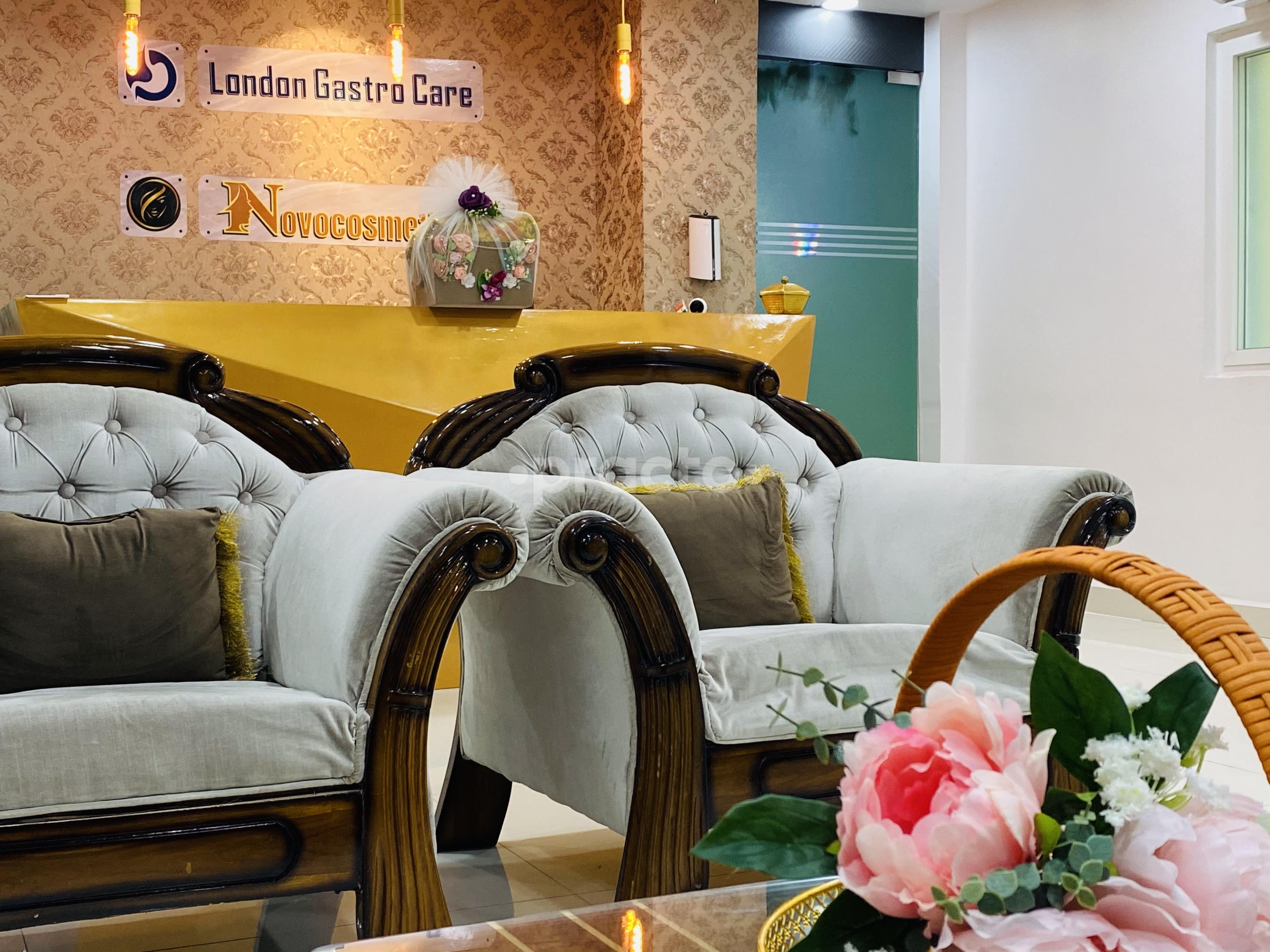 Reception Area at London Gastro Care Kukatpally Hyderabad