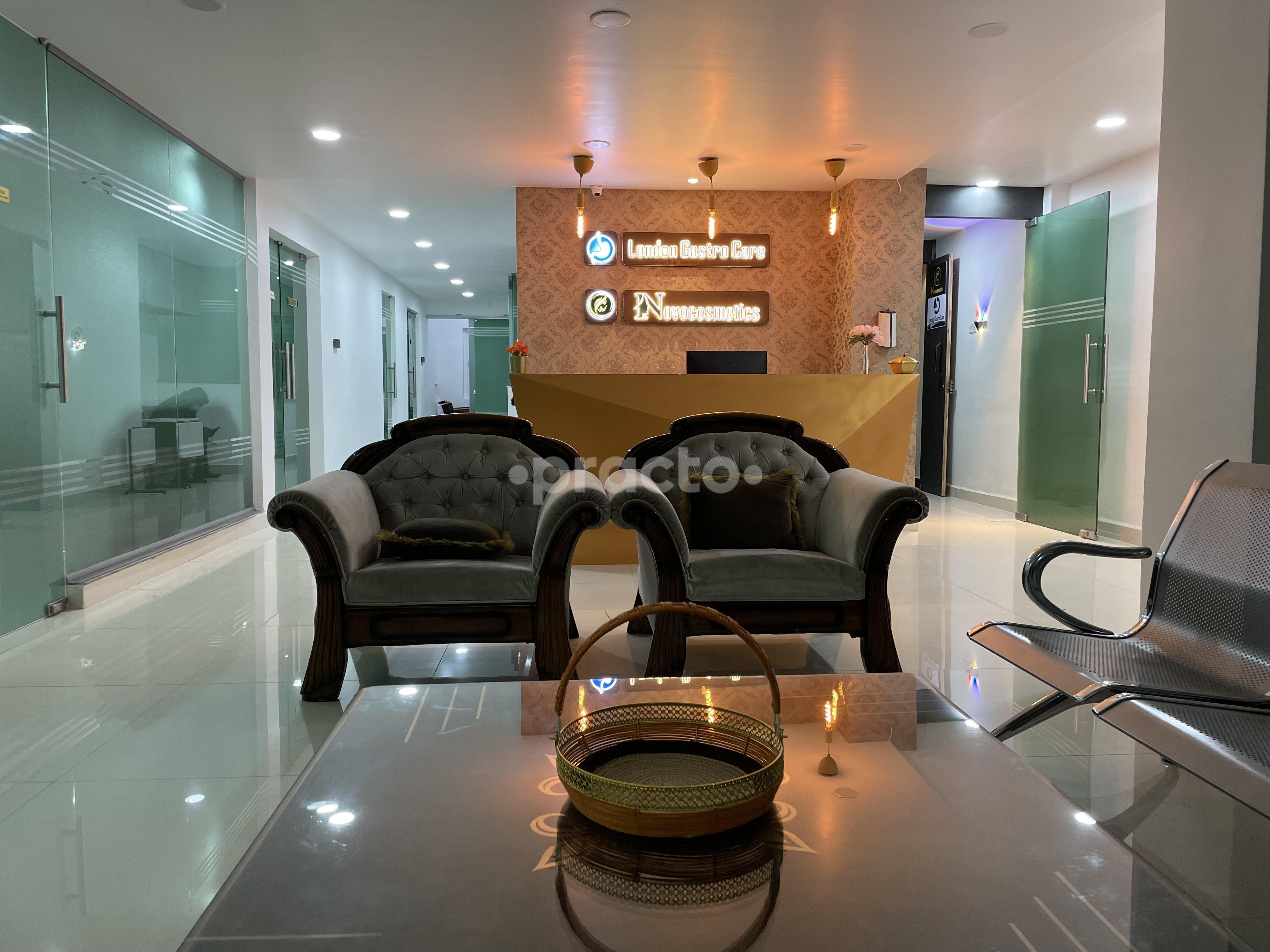 Waiting Area at London Gastro Care Kukatpally Hyderabad