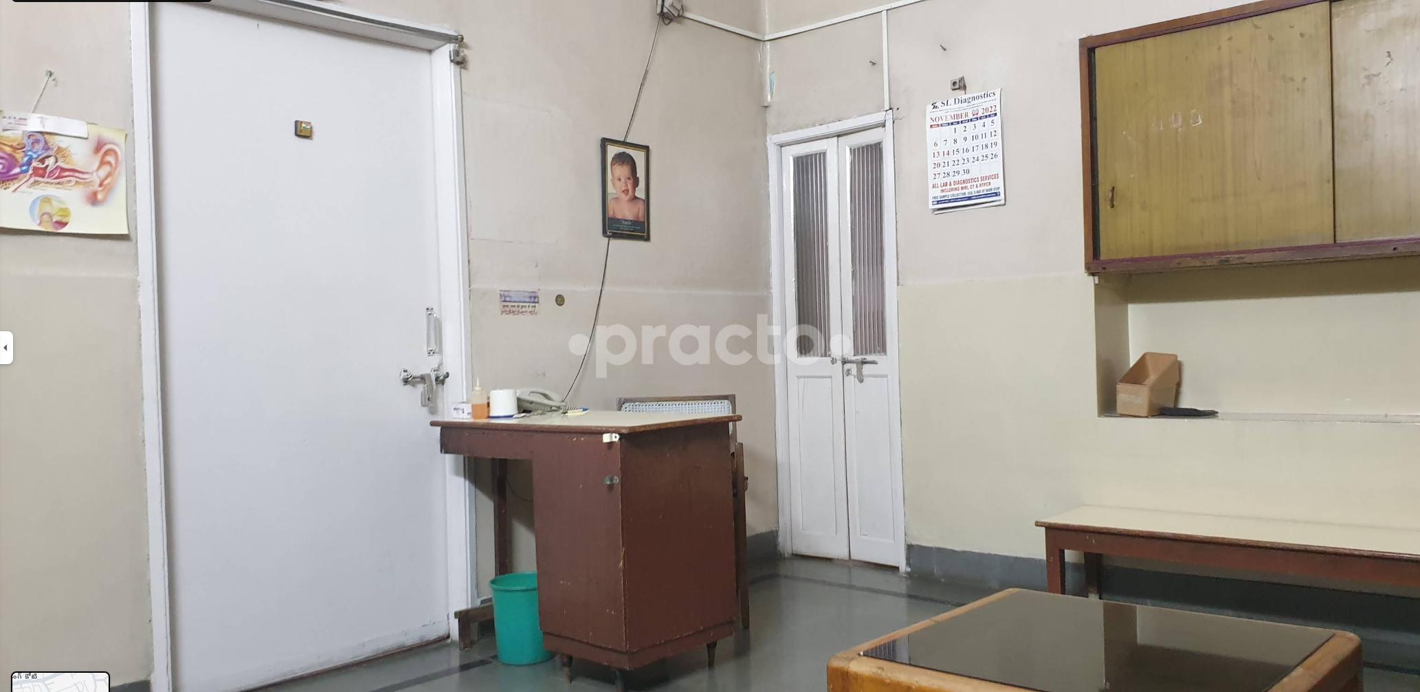 Reception Area at Dr V L Pahade Nursing Home King Koti Hyderabad