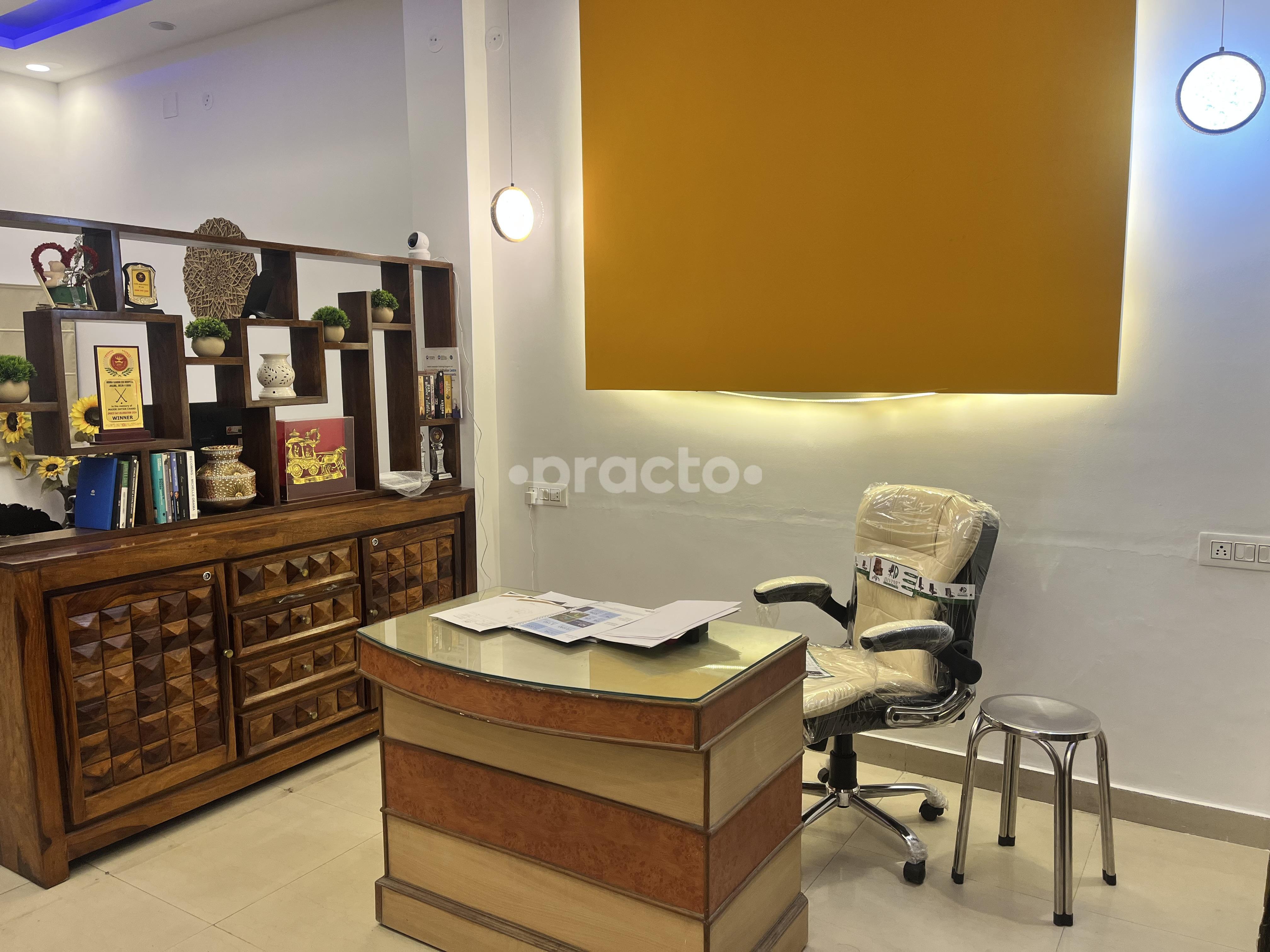 Consultation Room at Beyond Skin & Mind Healthcare Sector 56 Noida