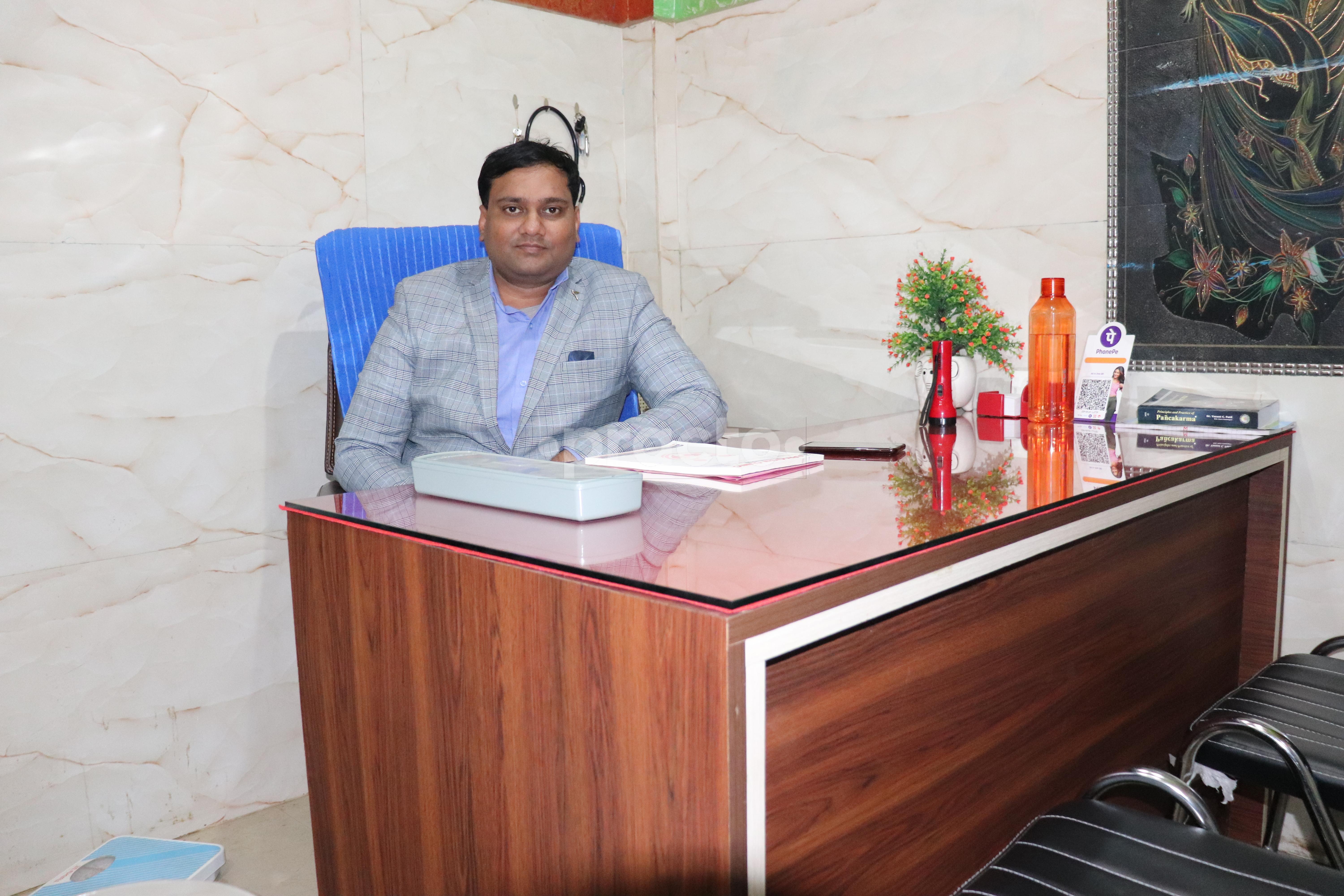 Consultation Room at Aarogyam Ayurvedic Clinic Sikandra Agra