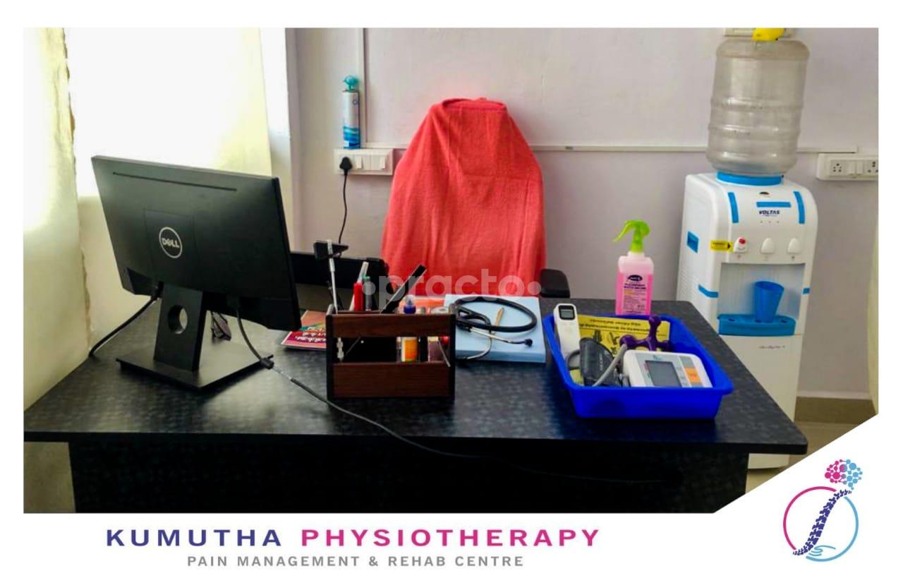 Consultation Room at Kumutha Physiotherapy - Pain Management and Rehab centre Thiruvallur Chennai