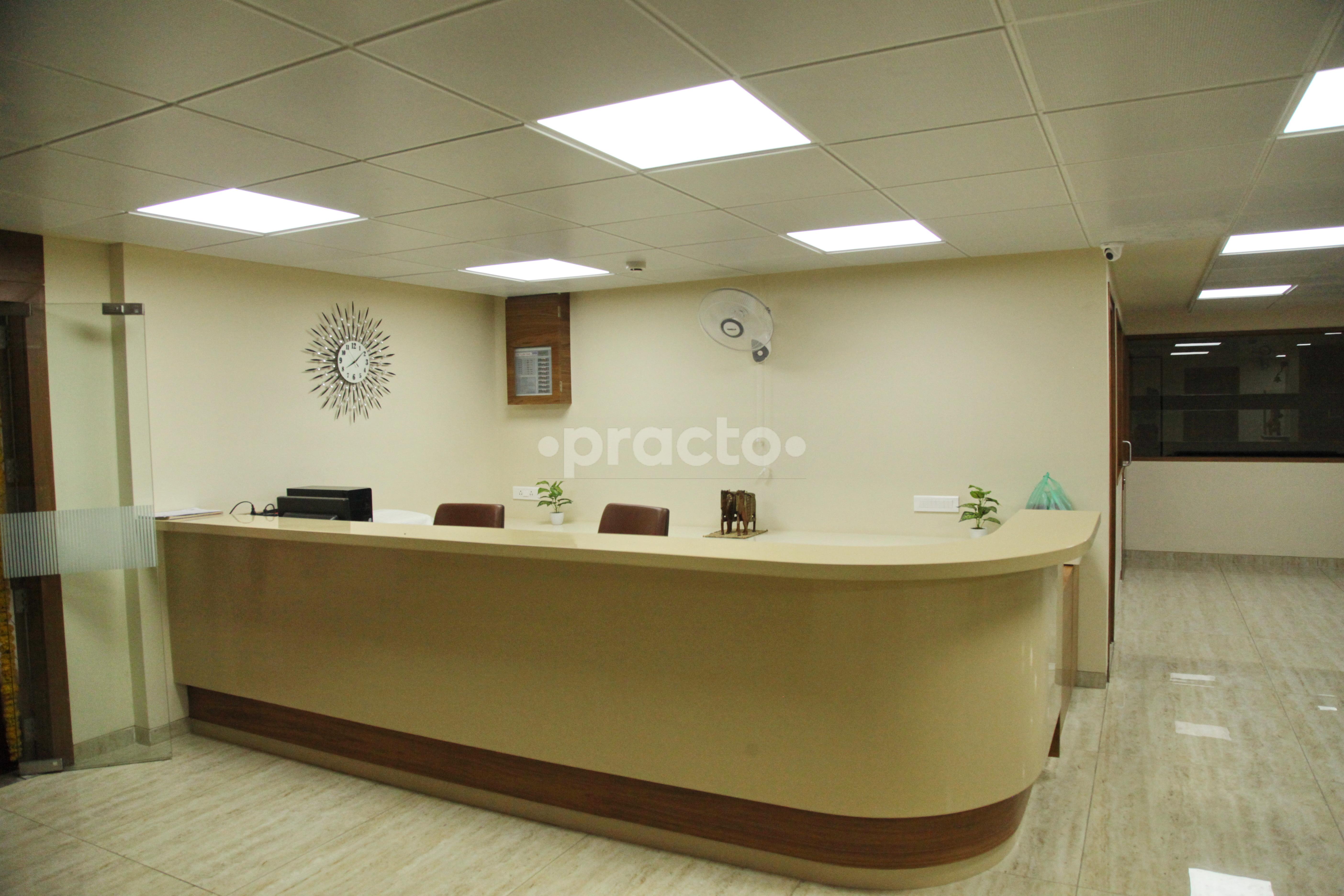 Reception Area at Hradayam Hospital... Jodhpur Char Rasta Ahmedabad