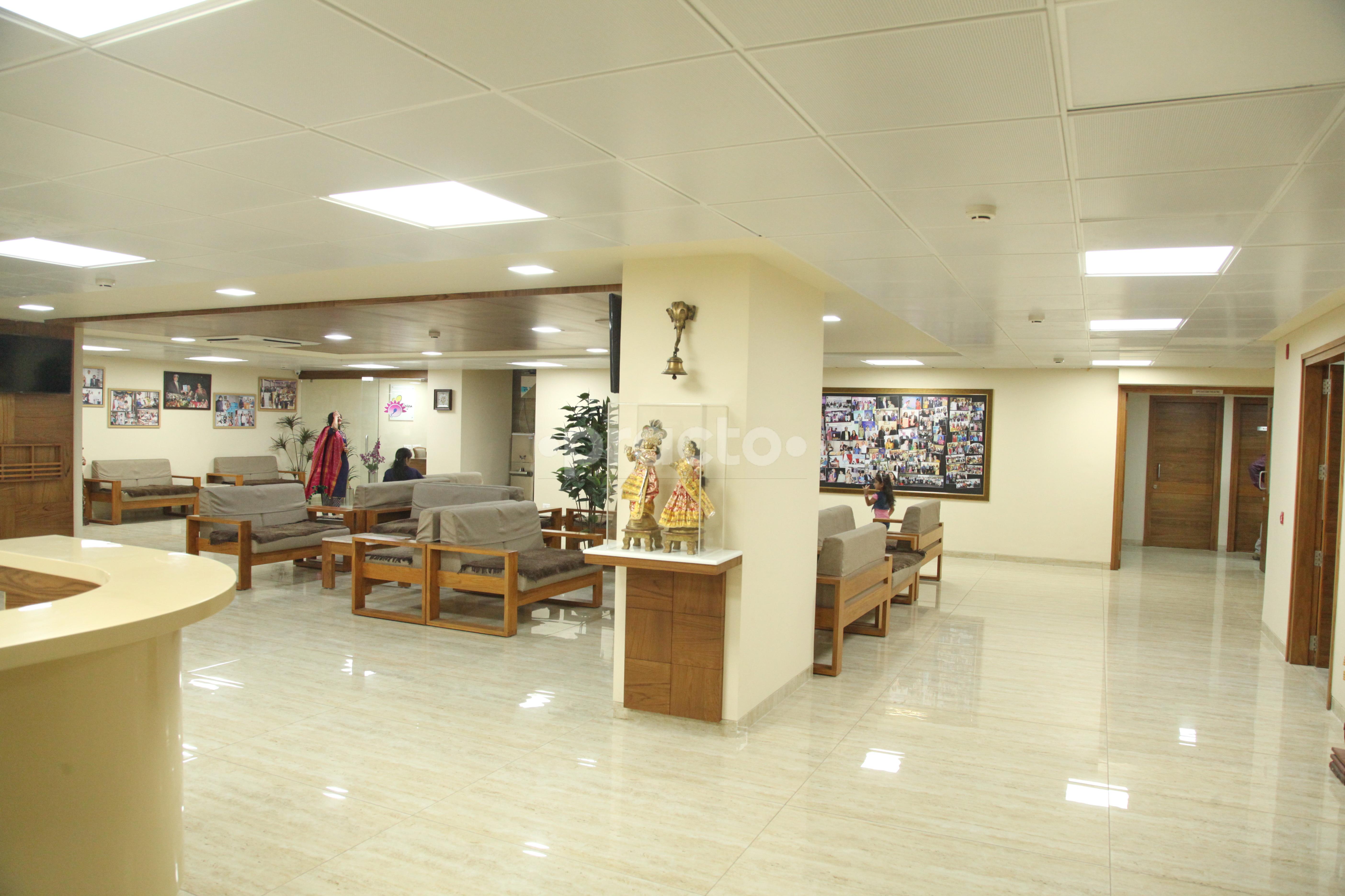 Waiting Area at Hradayam Hospital... Jodhpur Char Rasta Ahmedabad