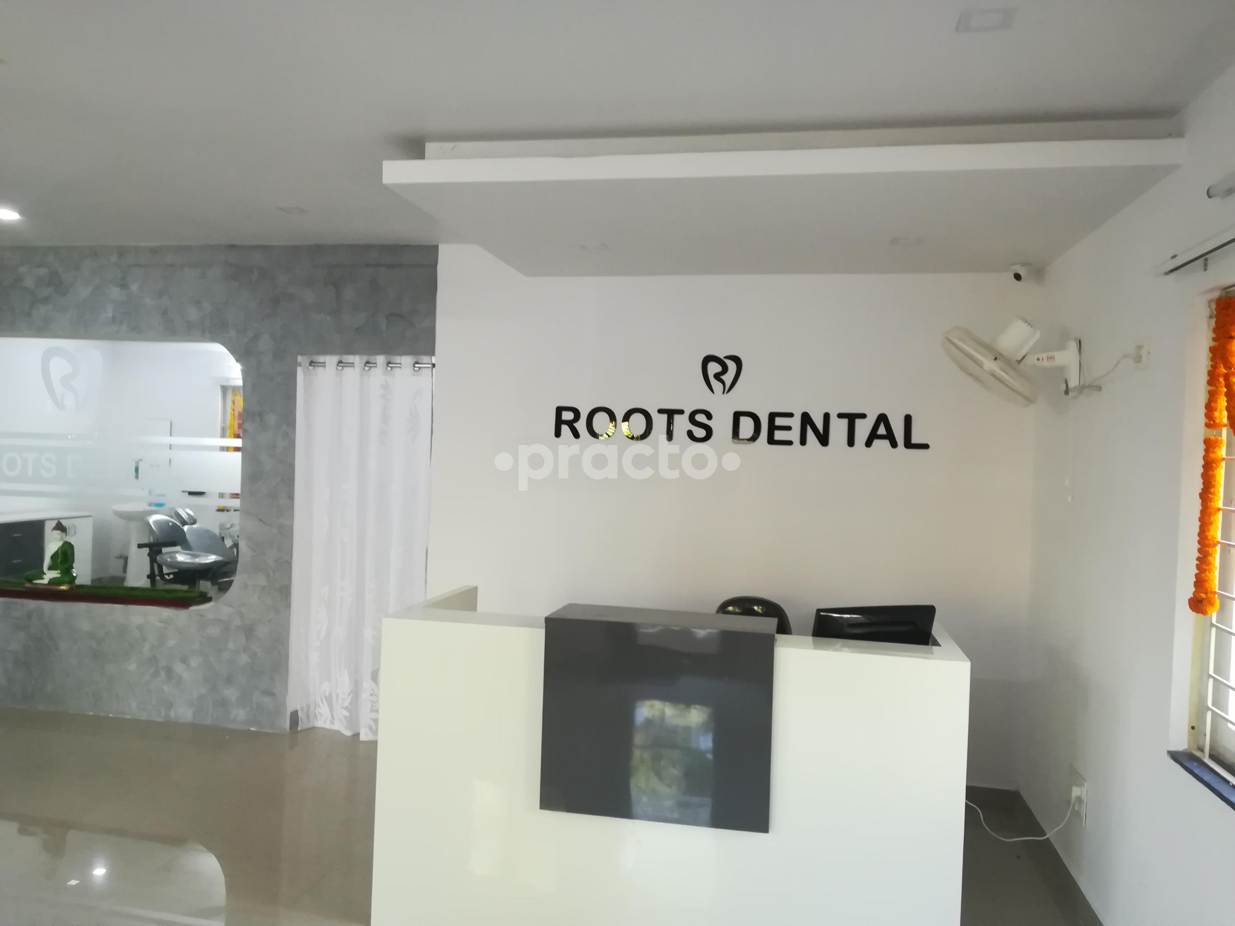 Reception Area at Roots Dental MuraliNagar Visakhapatnam