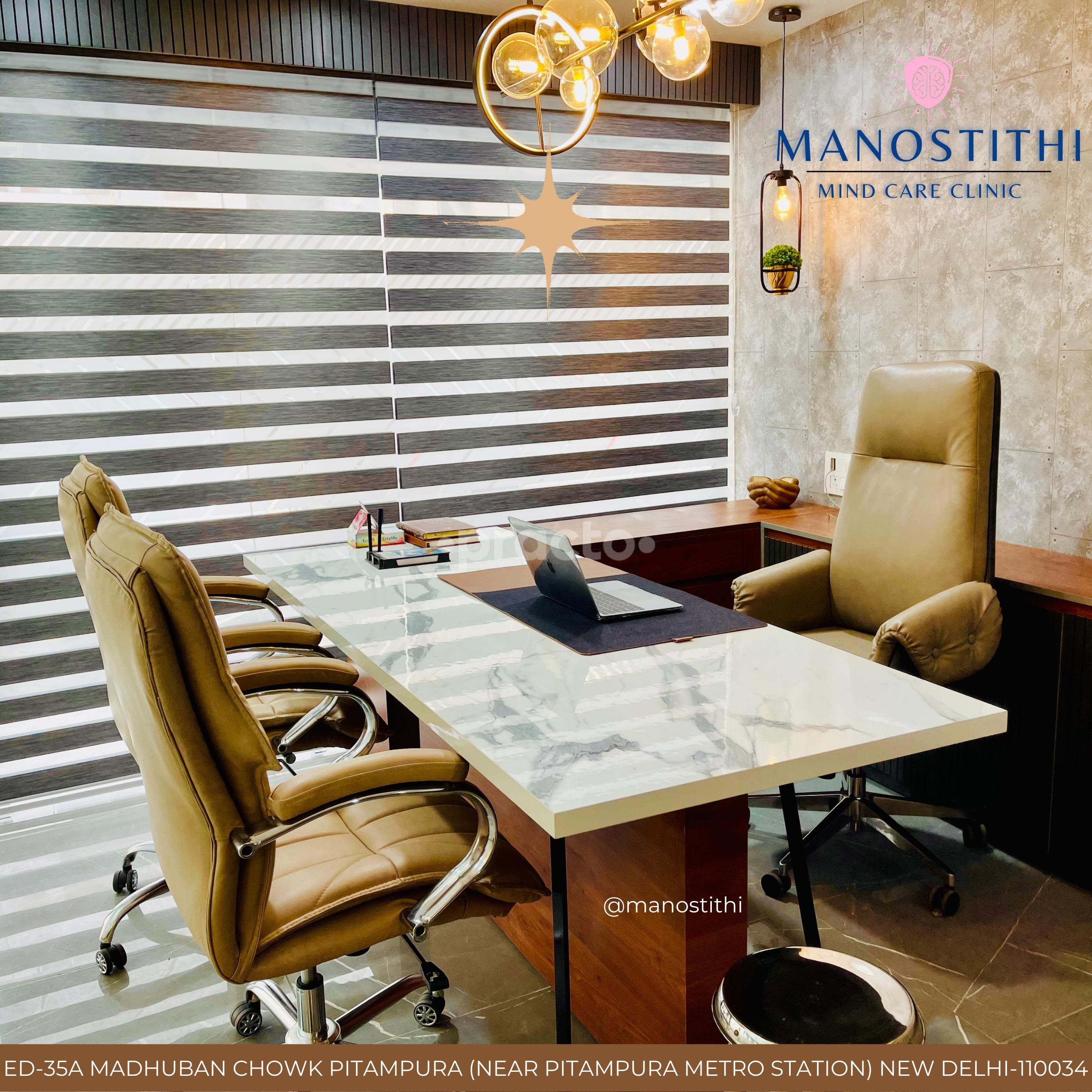 Consultation Room at Manostithi Mind & Dental Care Clinic Pitampura Delhi