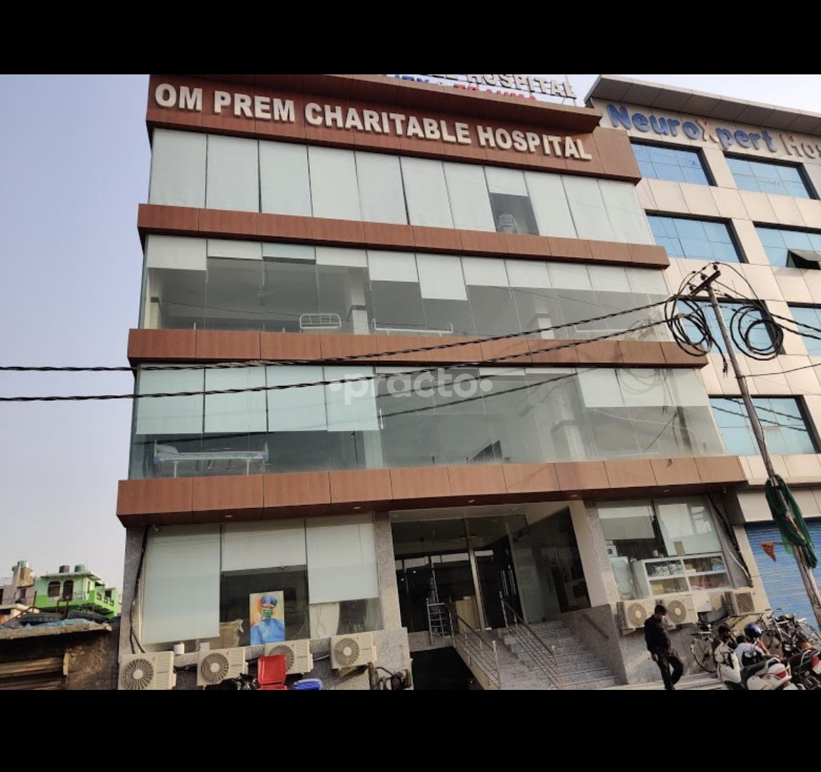 Establishment board at Om Prem Charitable Hospital Indirapuram Ghaziabad