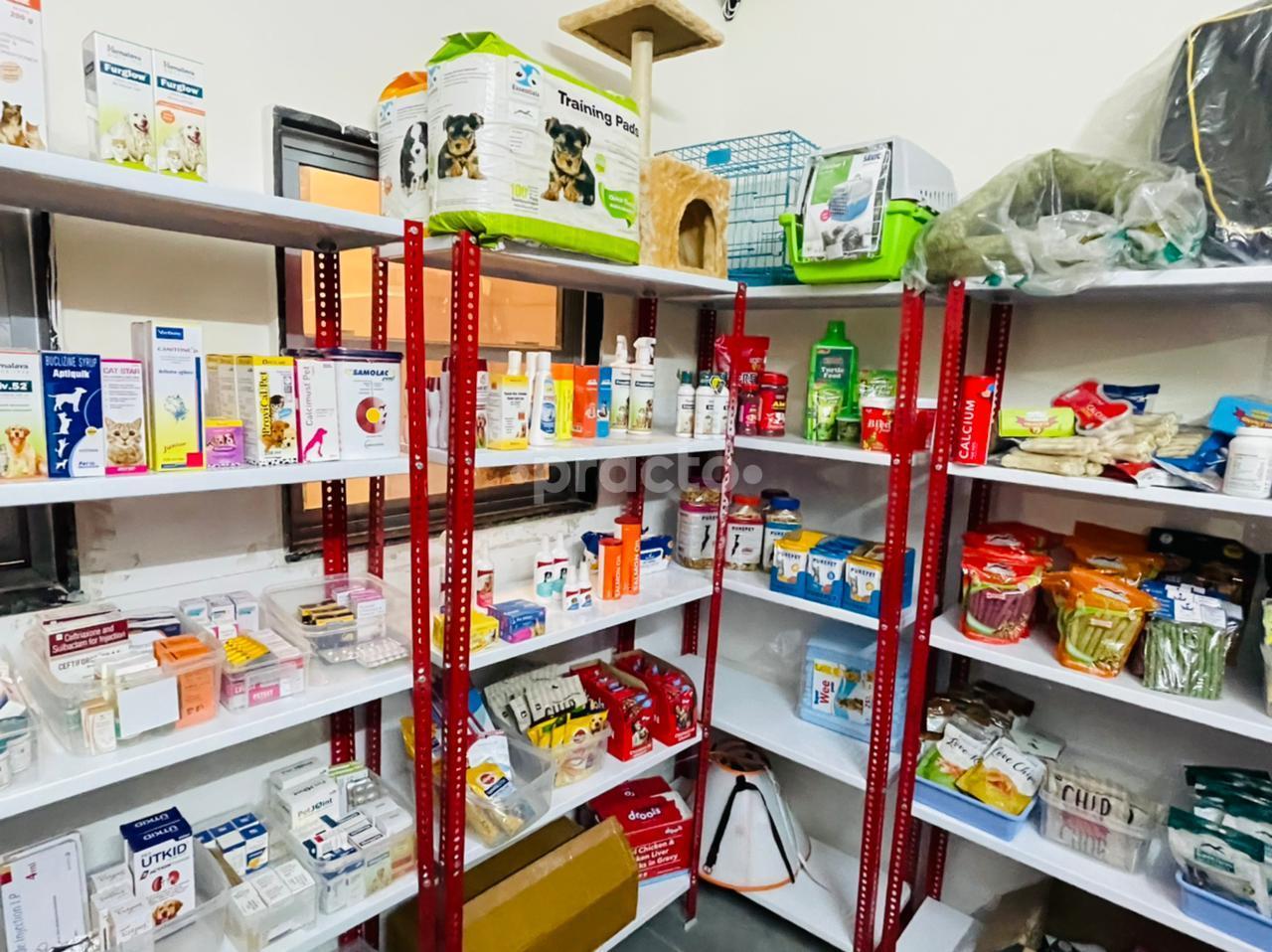 Pharmacy store at Healthy Cub Vet Hospital Jeedimetla Hyderabad