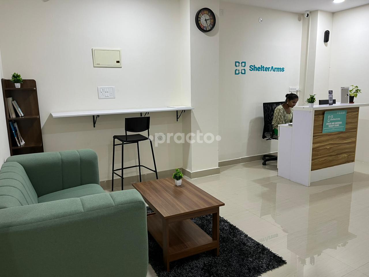 Reception Area at Shelterarms Speech Therapy Clinic Sarjapur Road Bangalore