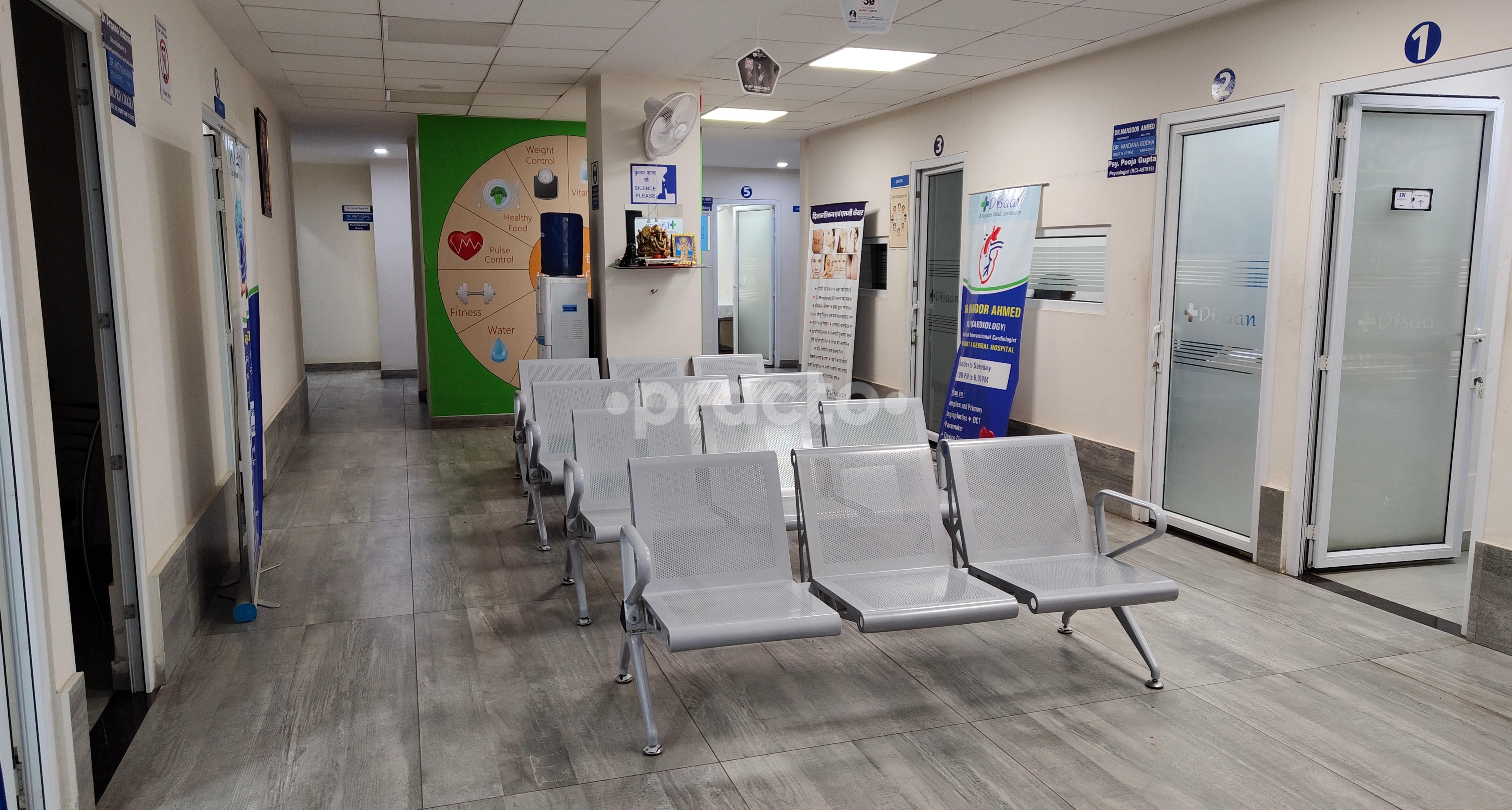 Waiting Area at Dr TEEKENDRA’s  SKIN CLINIC Adarsh Nagar Jaipur