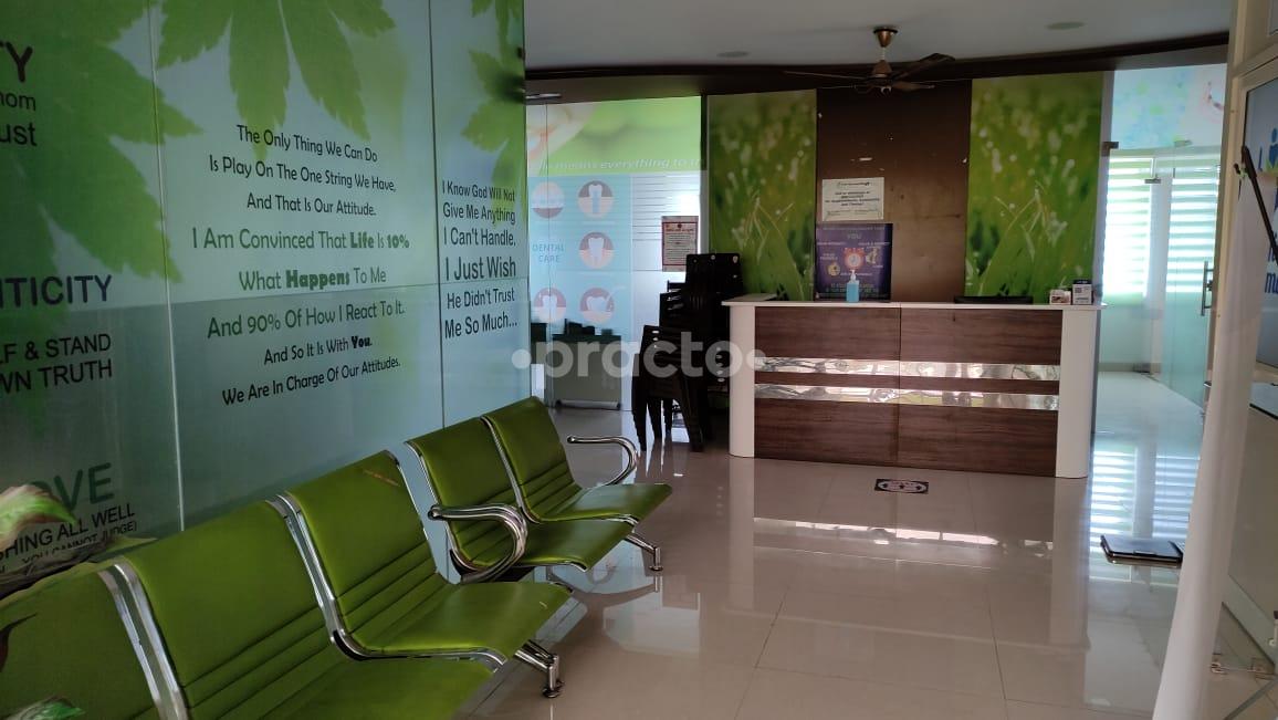 Reception Area at Ivory Dental Implant Center AS Rao Nagar Hyderabad