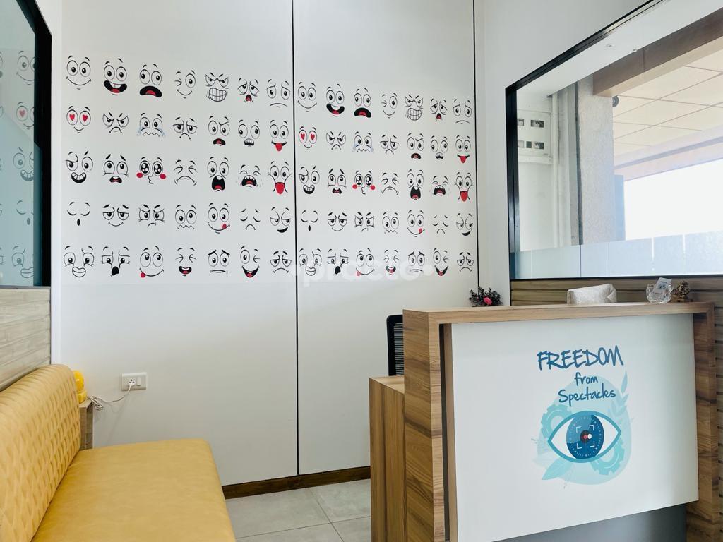 Reception Area at Dr Parul Dhroov Eye clinic and lasik center Naranpura Vistar Ahmedabad
