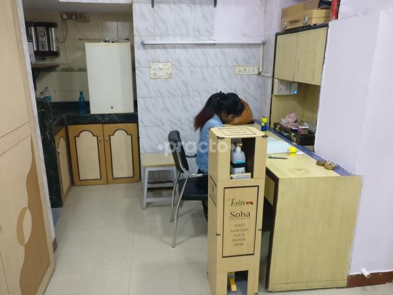 Reception Area at Envizion eye care hospital Sion West Mumbai