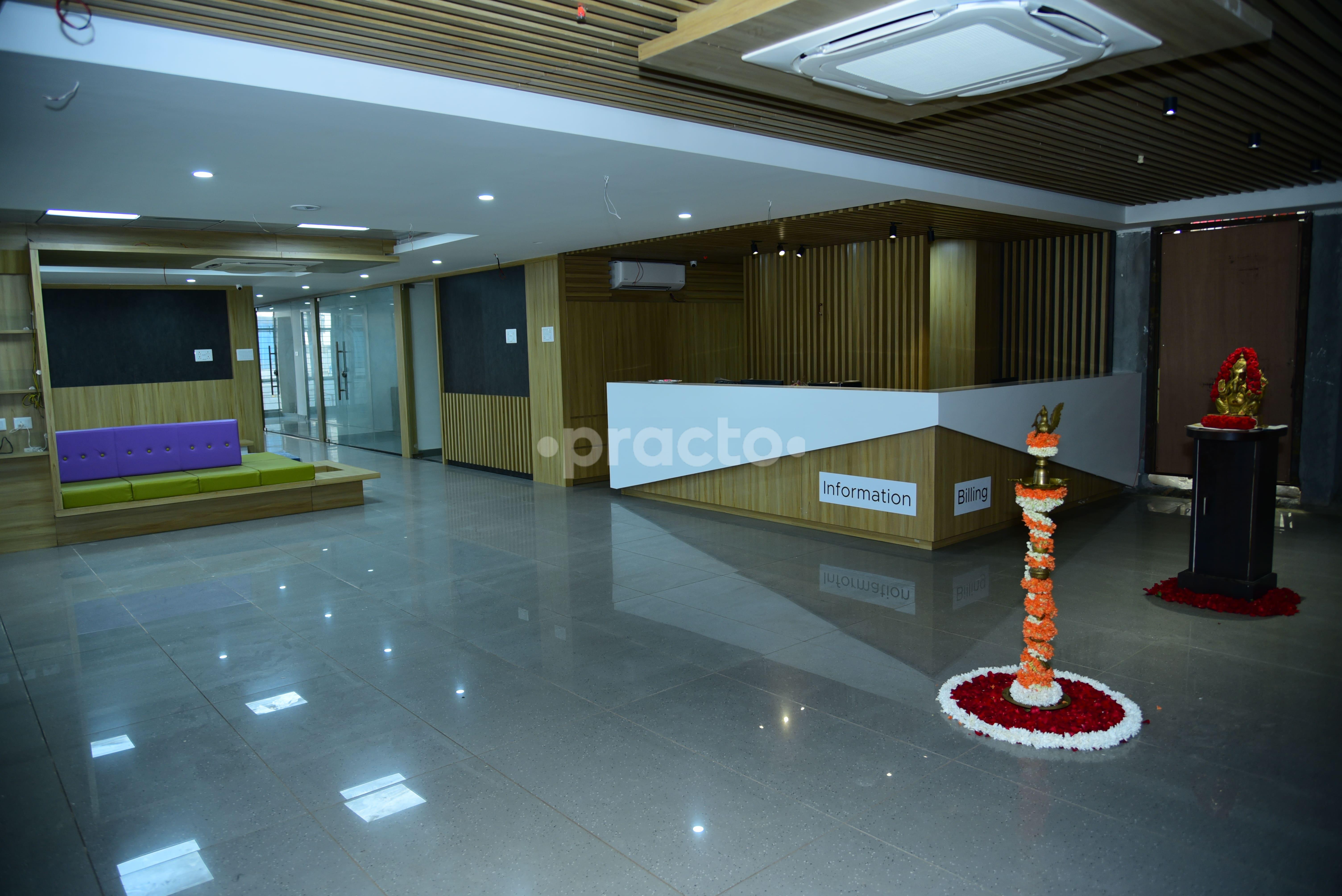 Reception Area at Trust-In  Hospital Horamavu Bangalore