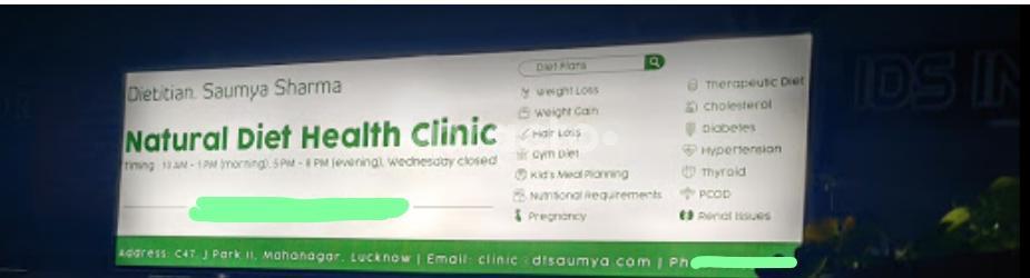 Natural Diet Health Clinic Mahanagar Lucknow