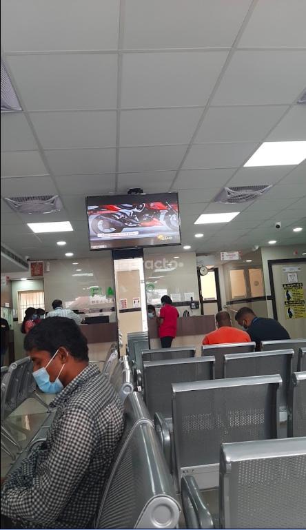 Waiting Area at Flamingo Healthcare Centre Ambattur Chennai