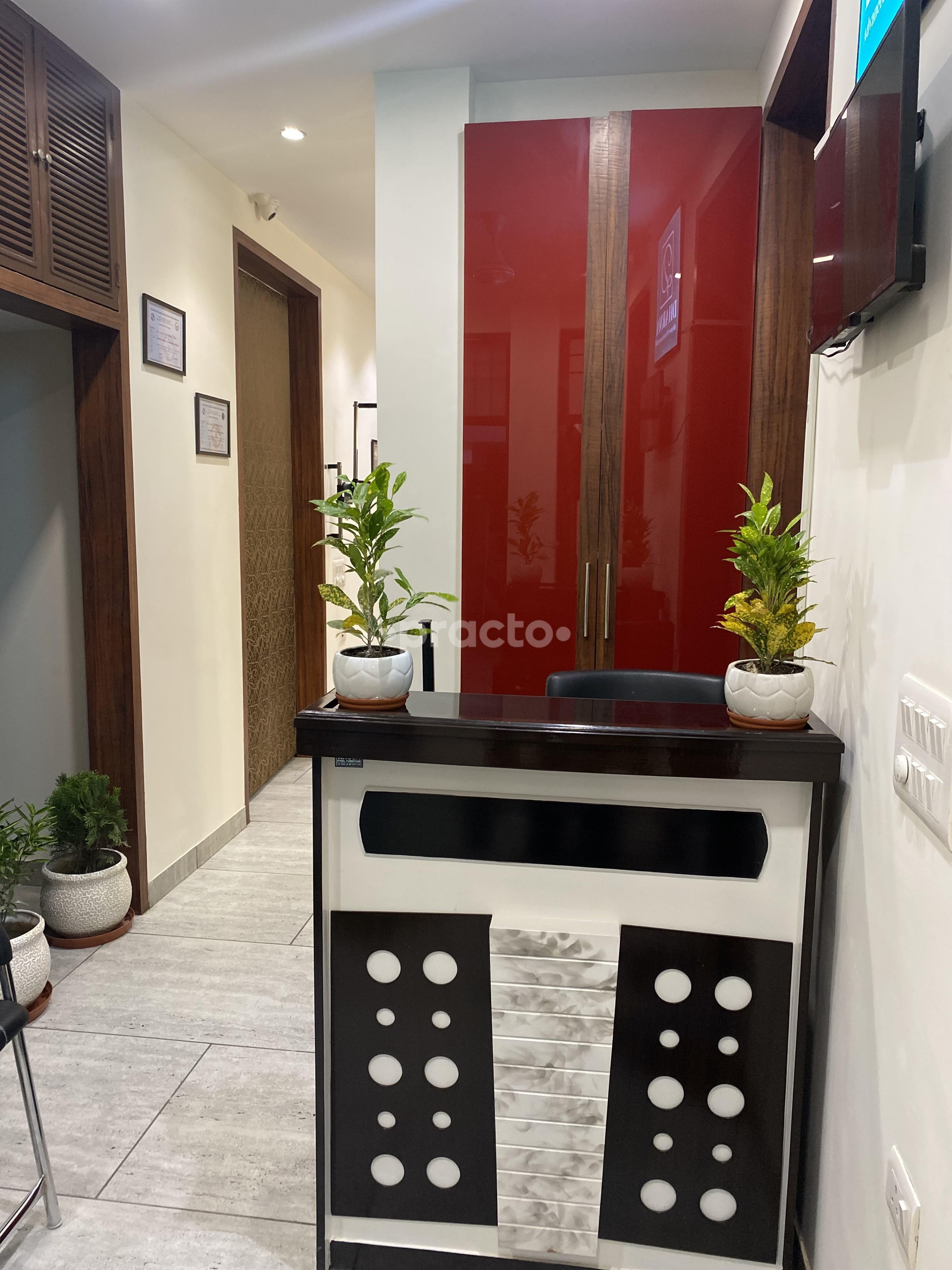 Reception Area at Dharma Advanced Physiotherapy Clinic Kamla Nagar Delhi
