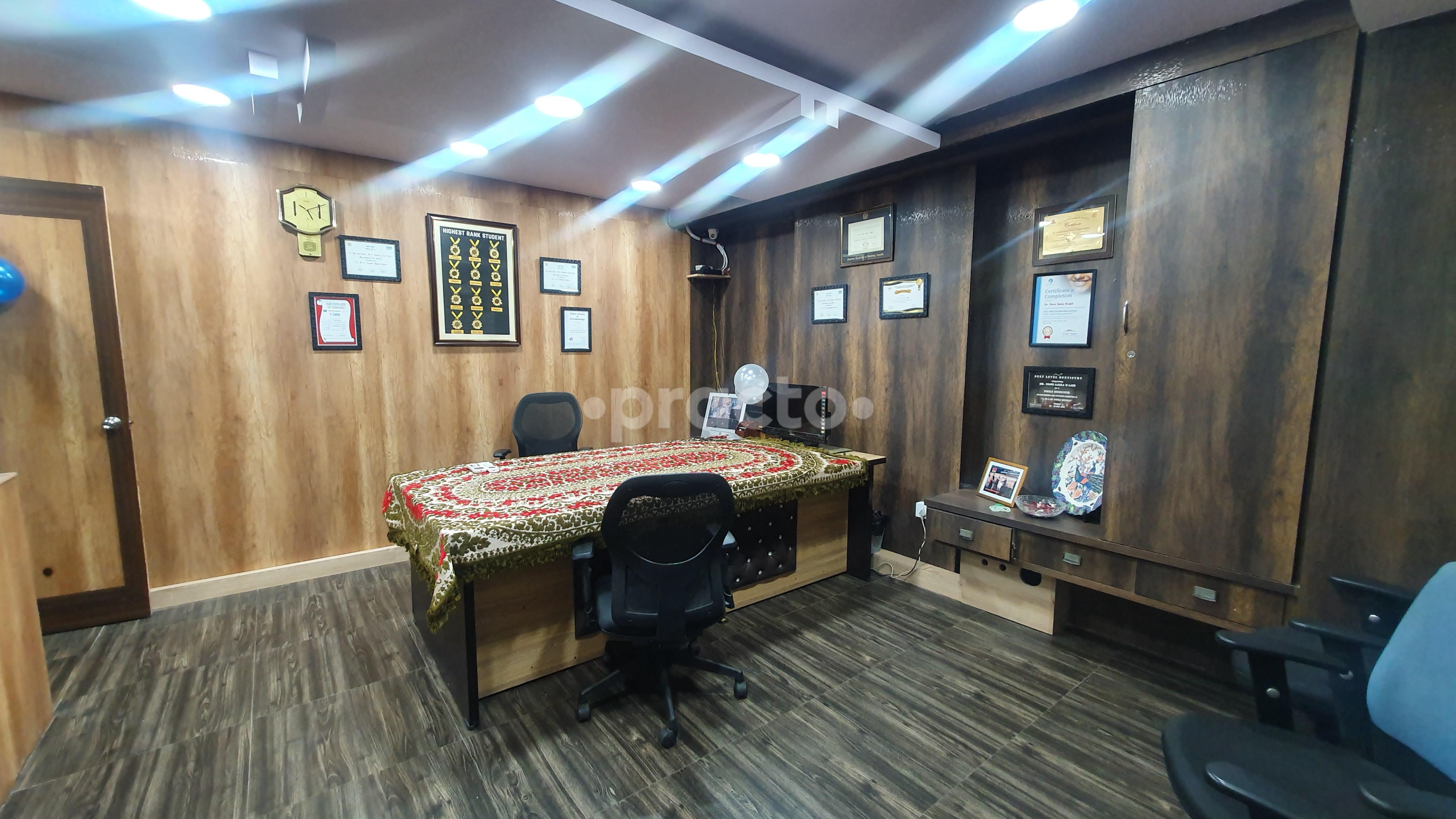 Consultation Room at Dr Noor Saira's Dental Studio Frazer Town Bangalore
