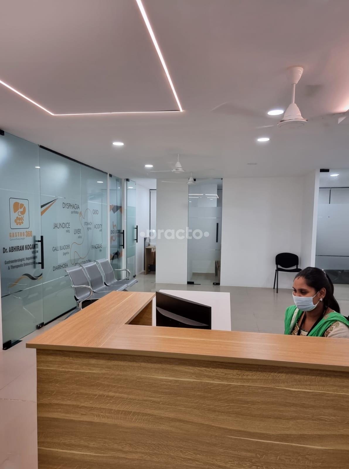 Reception Area at Gastro 360 Manikonda Hyderabad
