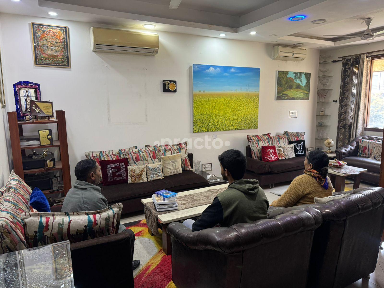 Waiting Area at Mind Track Munirka Delhi