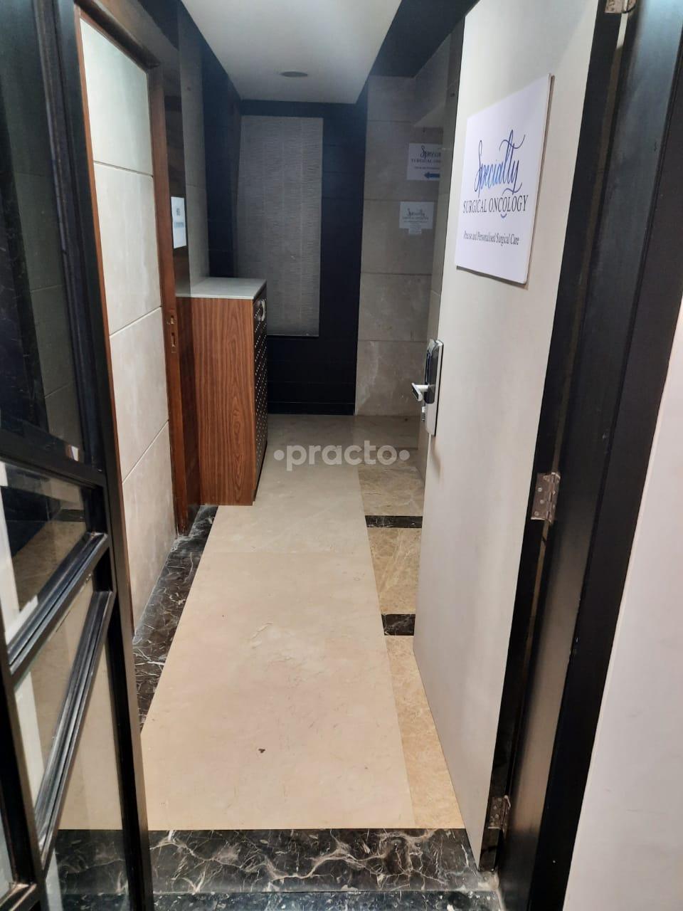 Reception Area at Specialty Surgical Oncology Vileparle West Mumbai