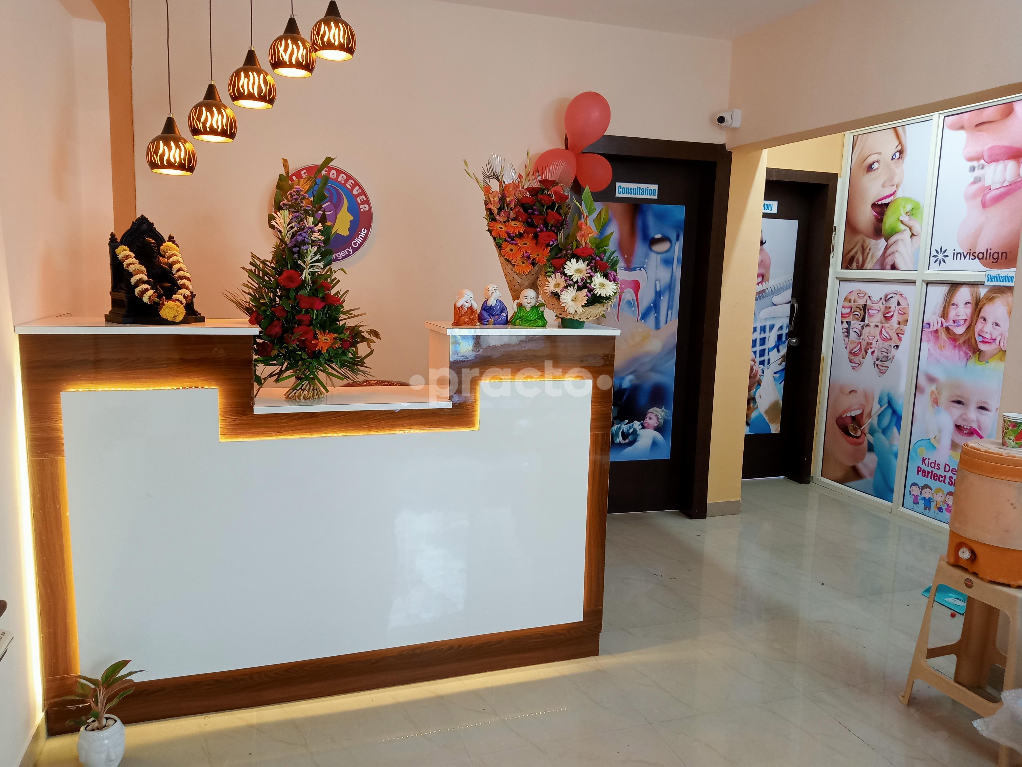 Reception Area at Smile Forever Dental & Oral Surgery Clinic Dhanori Pune