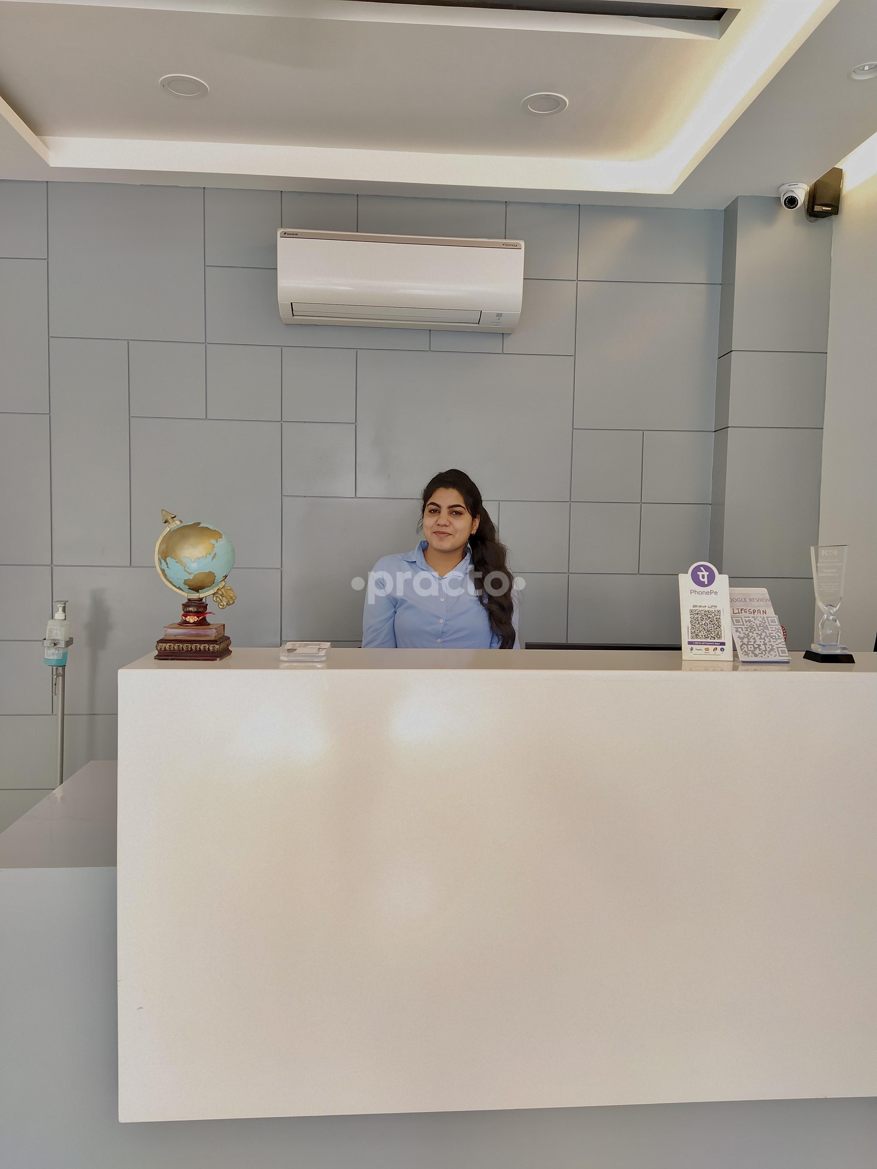 Reception Area at The Little Dentist Sushant Lok I Gurgaon
