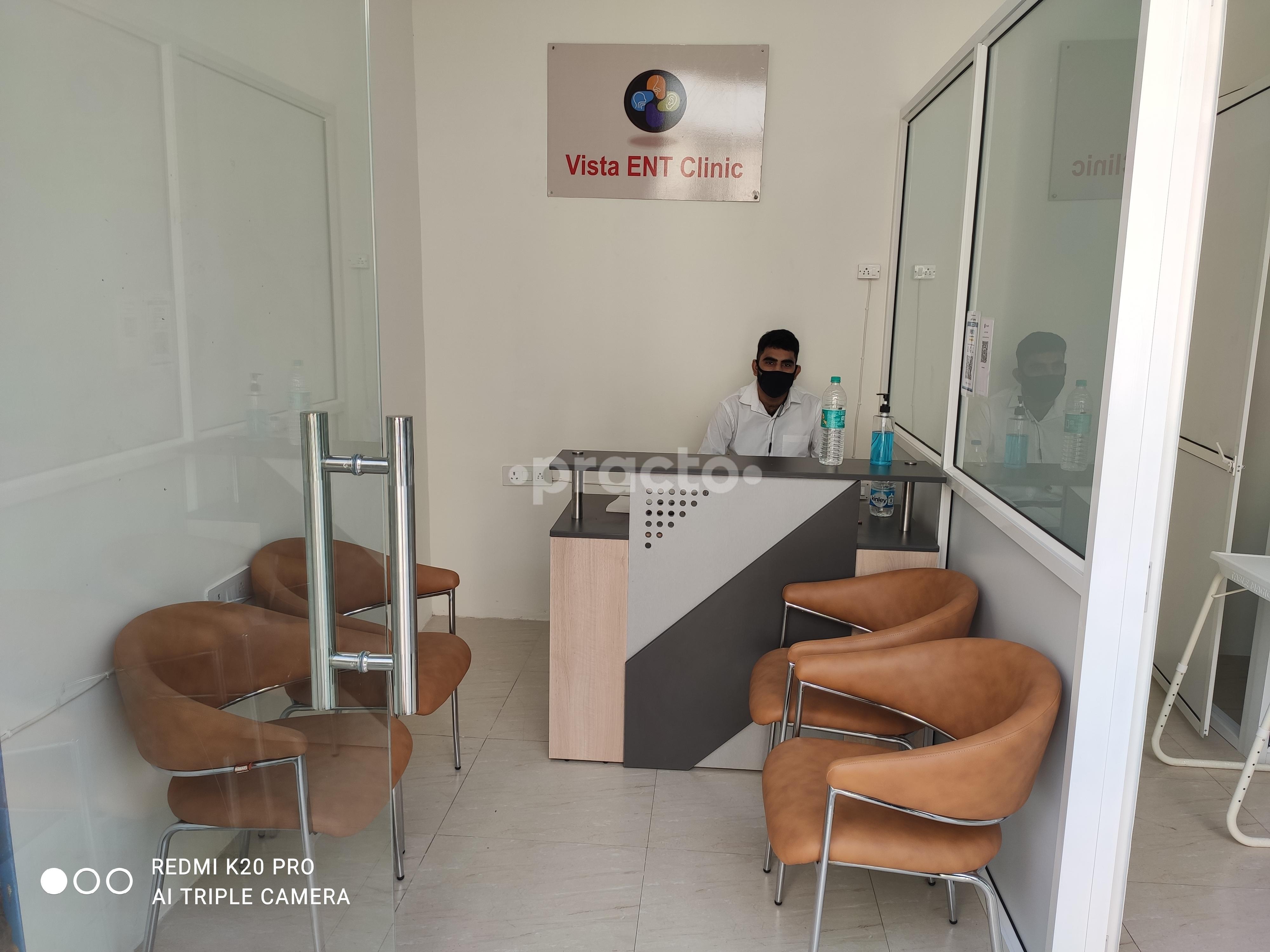 Reception Area at Vista ENT Clinic Gurgaon Sector 82A Gurgaon