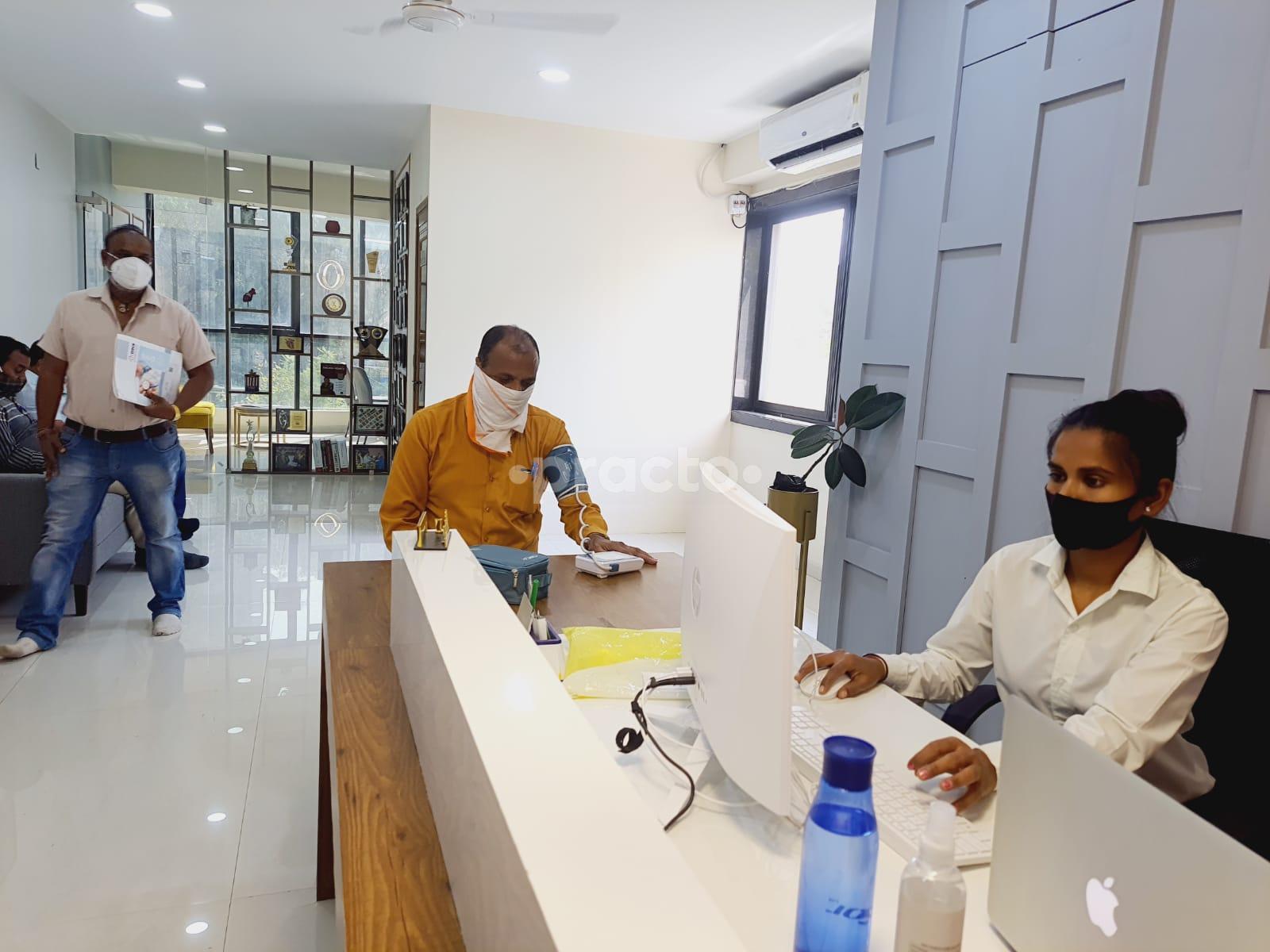 Reception Area at Bansal Heart Centre Vijay Nagar Indore