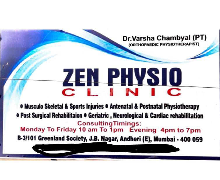 Zen Physio Clinic JB Nagar Mumbai