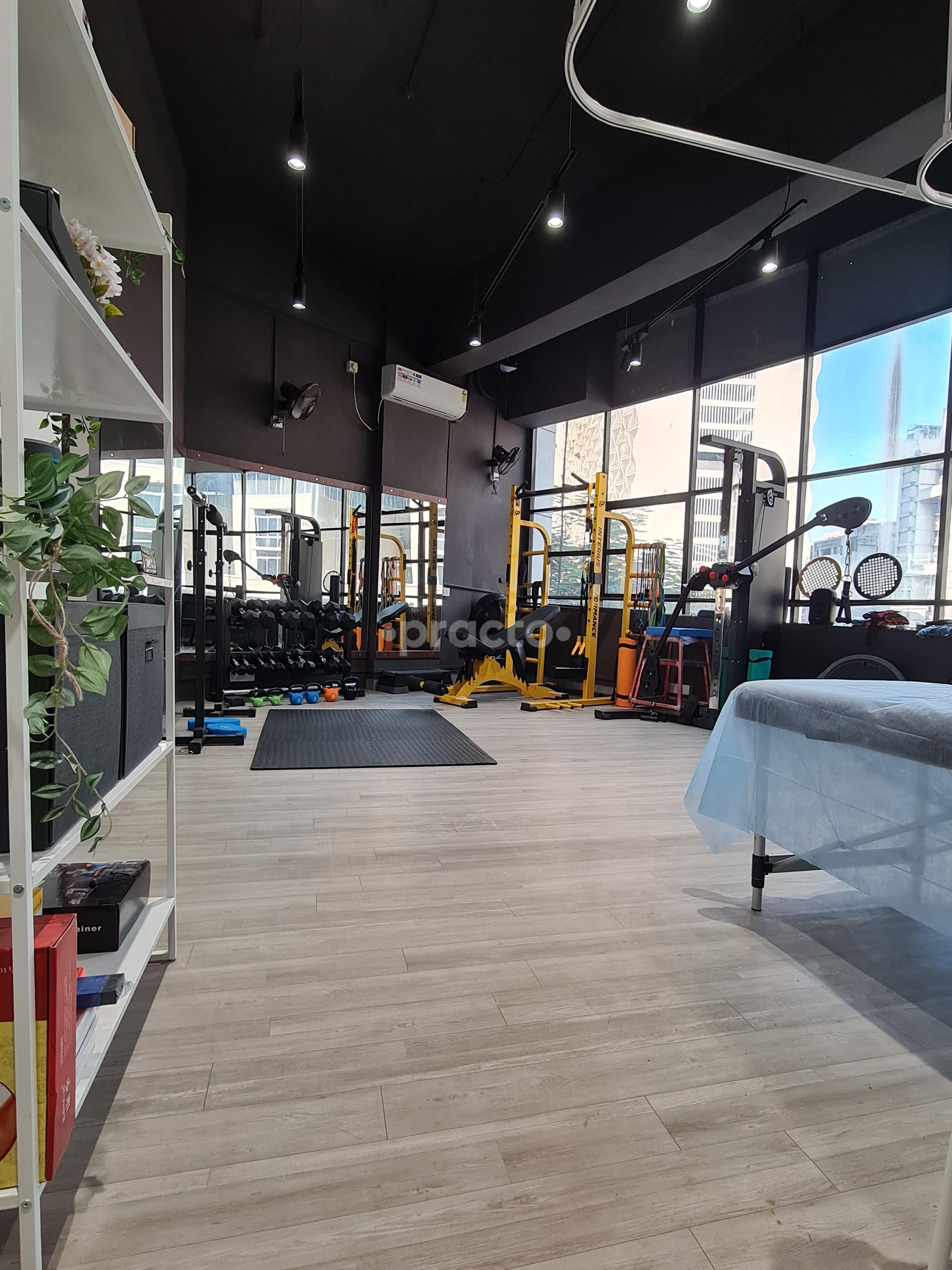 Equipment Area at Prep2Motion Physiotherapy Kasarvadavali Thane