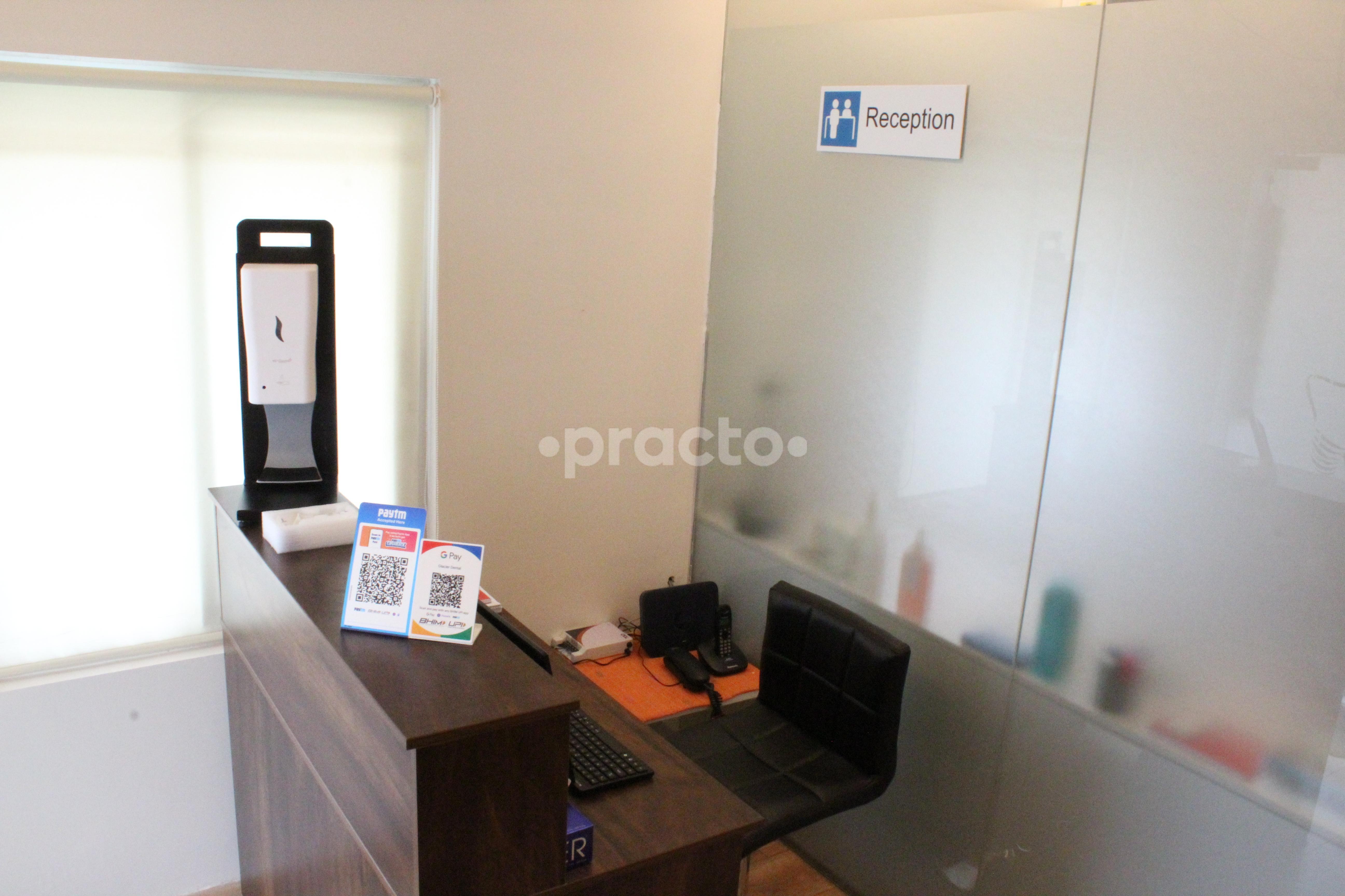 Reception Area at Glacier Dental Alwarpet Chennai