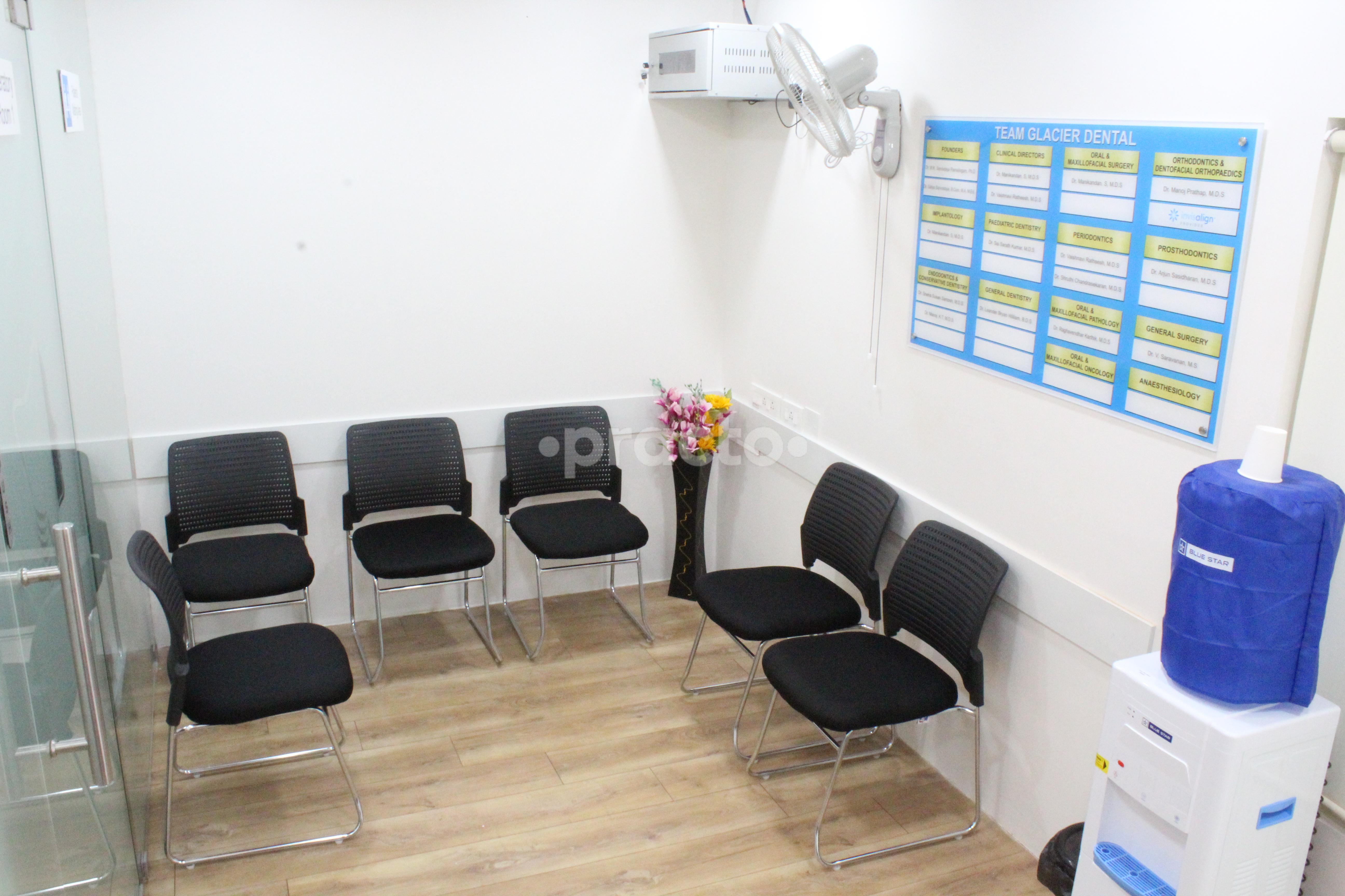 Waiting Area at Glacier Dental Alwarpet Chennai