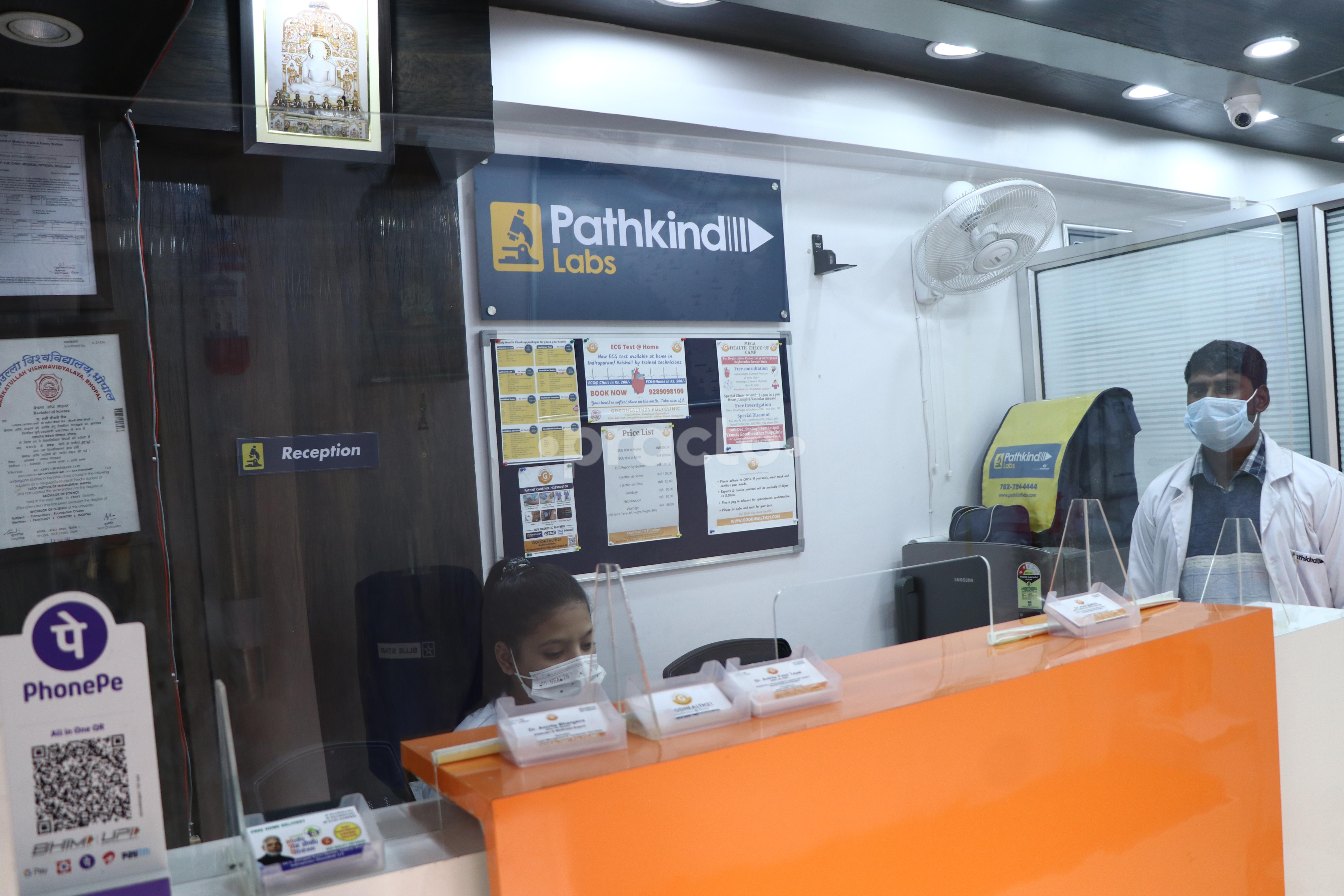 Reception Area at GoodHealth21 Polyclinic Indirapuram Ghaziabad